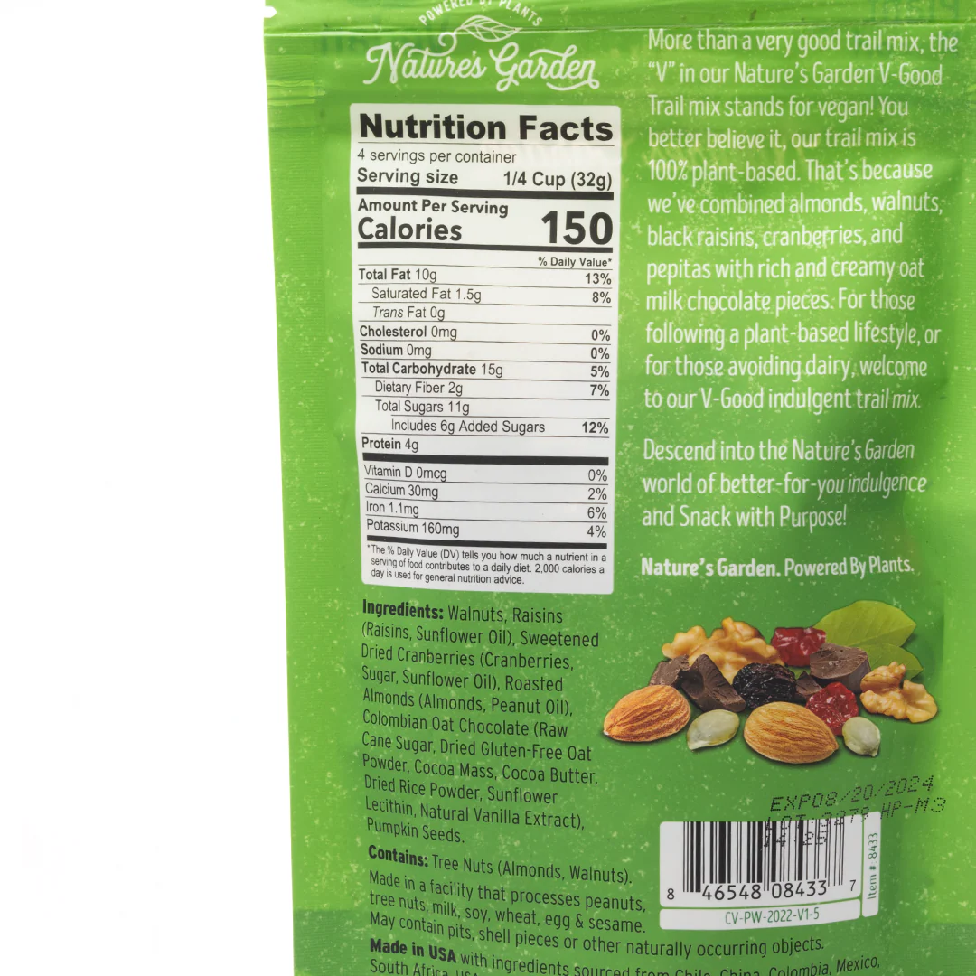 Nature's Garden V-Good Trail Mix 128g - Image 2