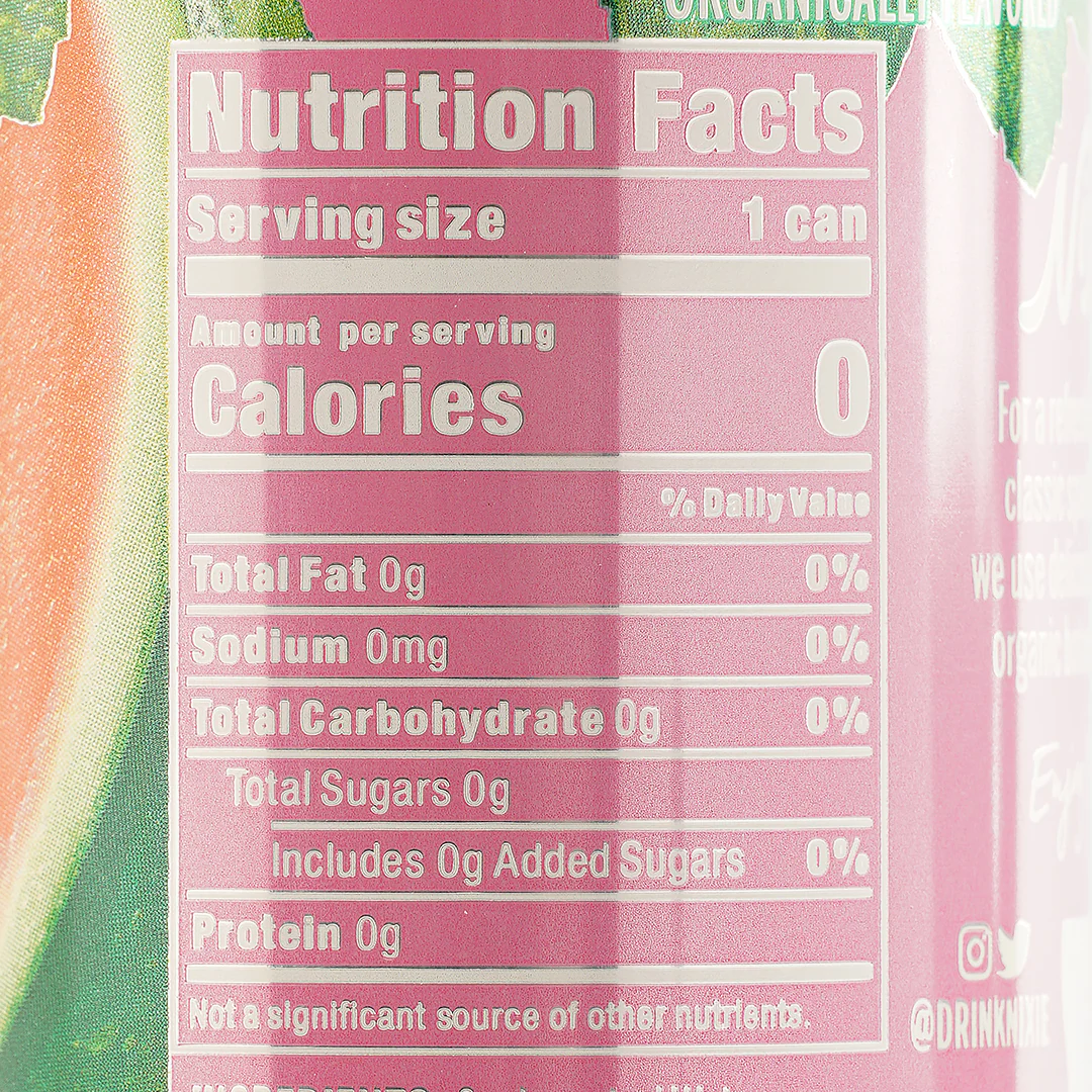 Nixie Sparkling Watermelon Mint 355ml - Image 2
