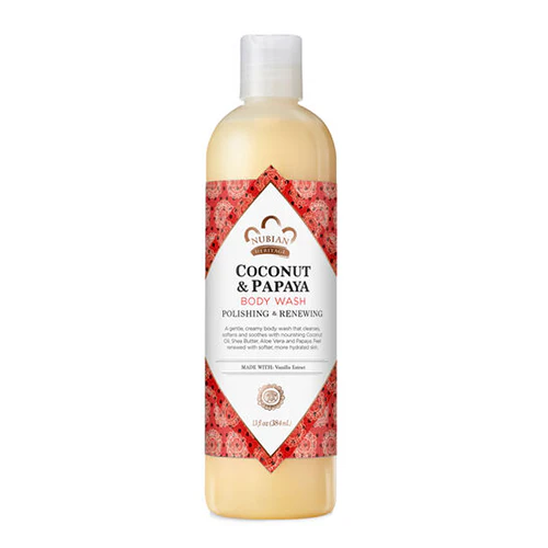 Nubian Heritage Coconut & Papaya Polishing & Renewing Body Wash 384ml