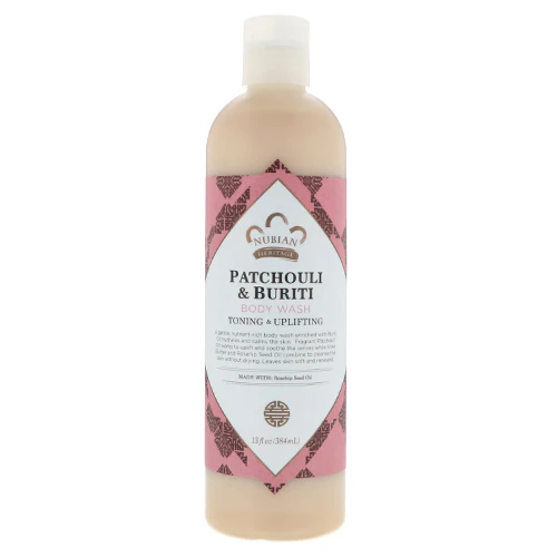 Nubian Heritage Patchouli & Buriti Toning & Uplifting Body Wash 384ml