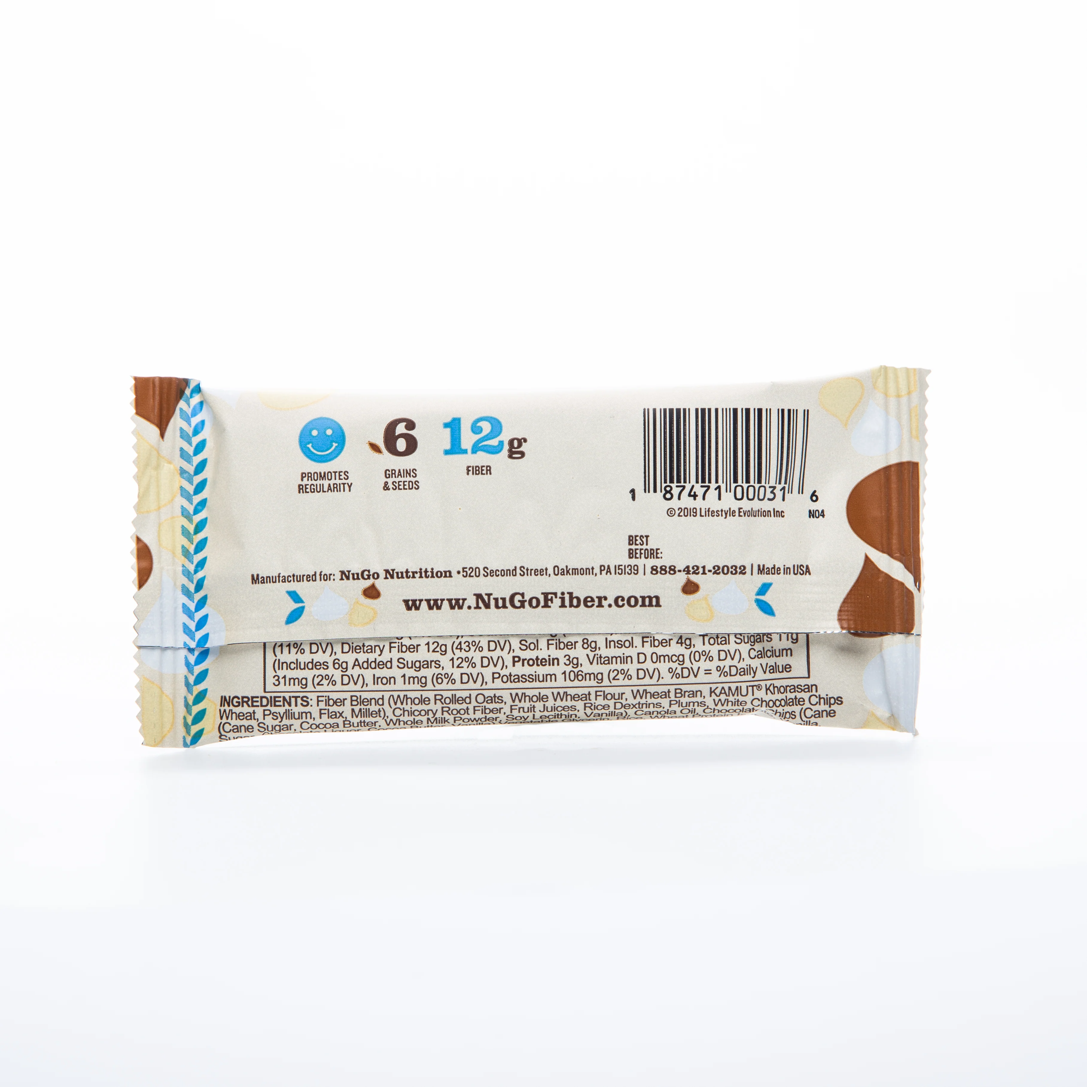 Nugo Fiber Blondie Bar 45g - Image 2