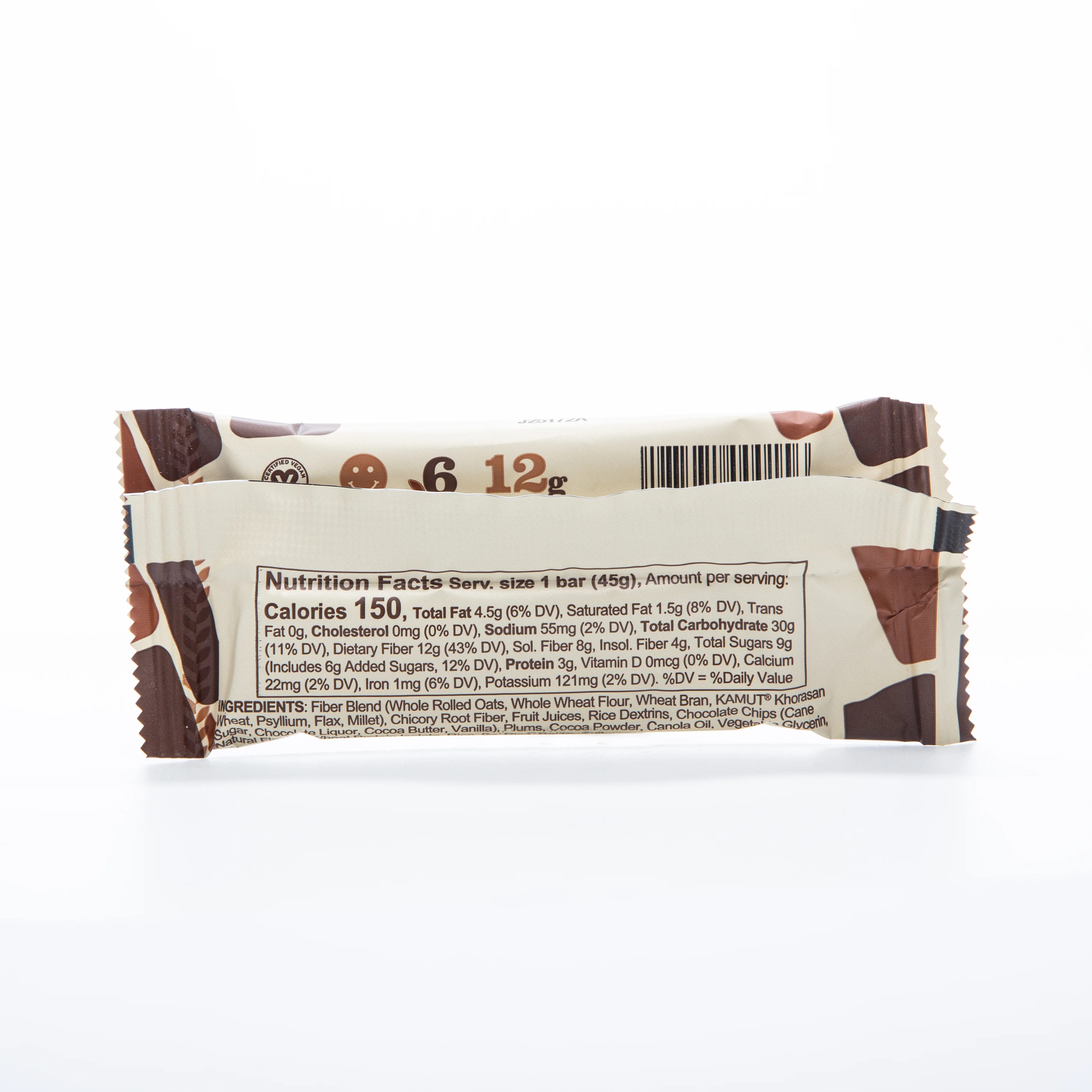 Nugo Fiber Chocolate Brownie 45g - Image 3