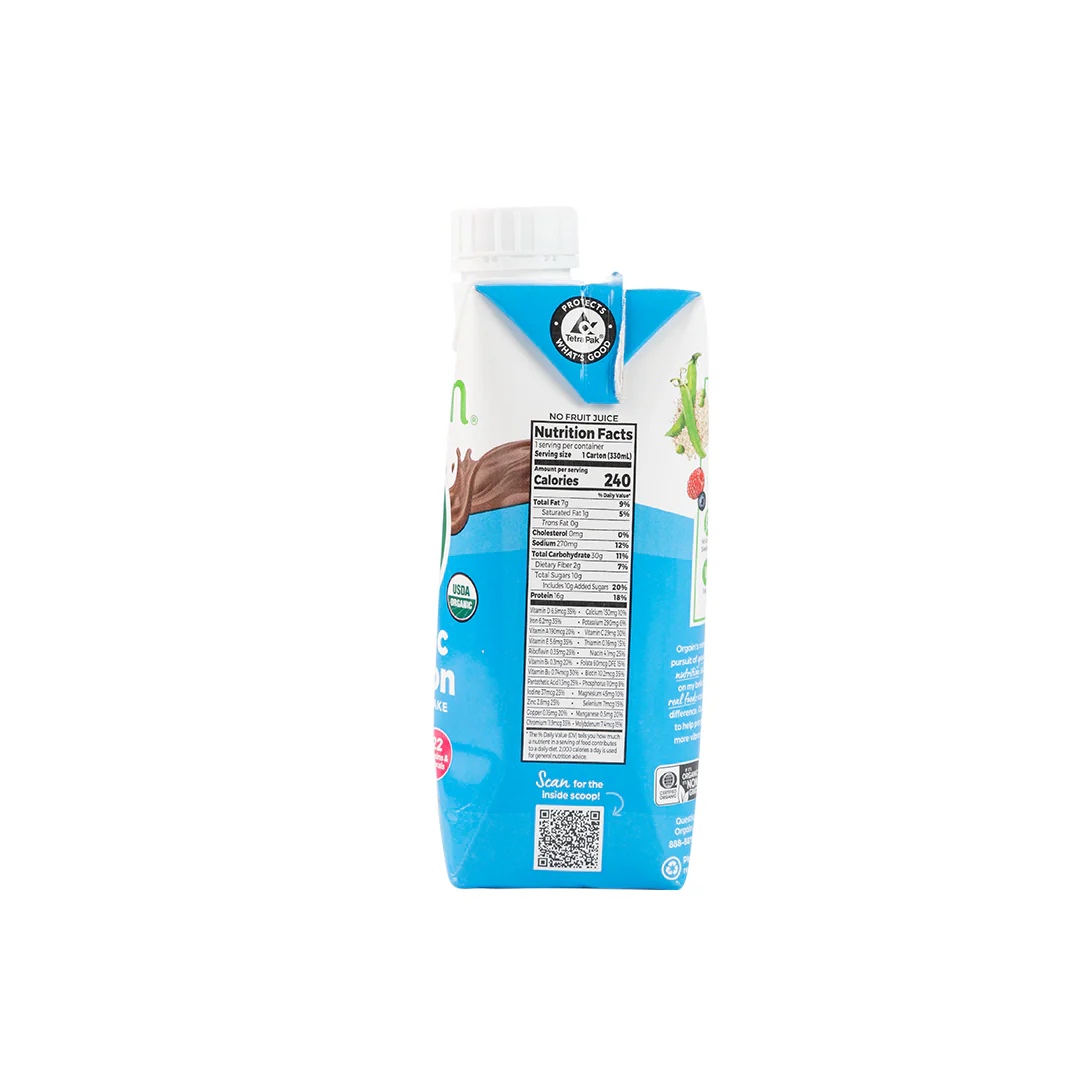 Orgain Organic Protein Shake Chocolate 330ml - Image 2