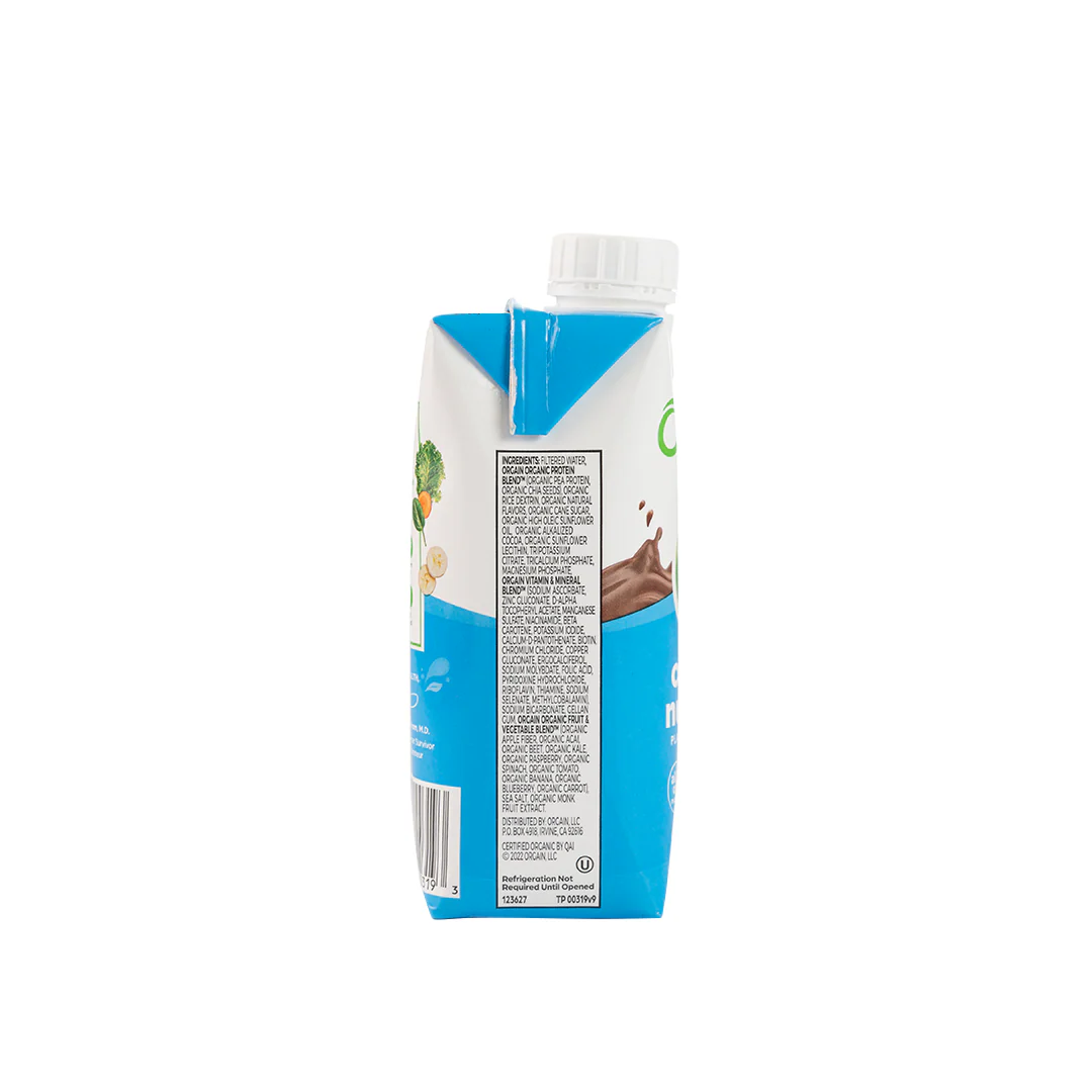 Orgain Organic Protein Shake Chocolate 330ml - Image 4