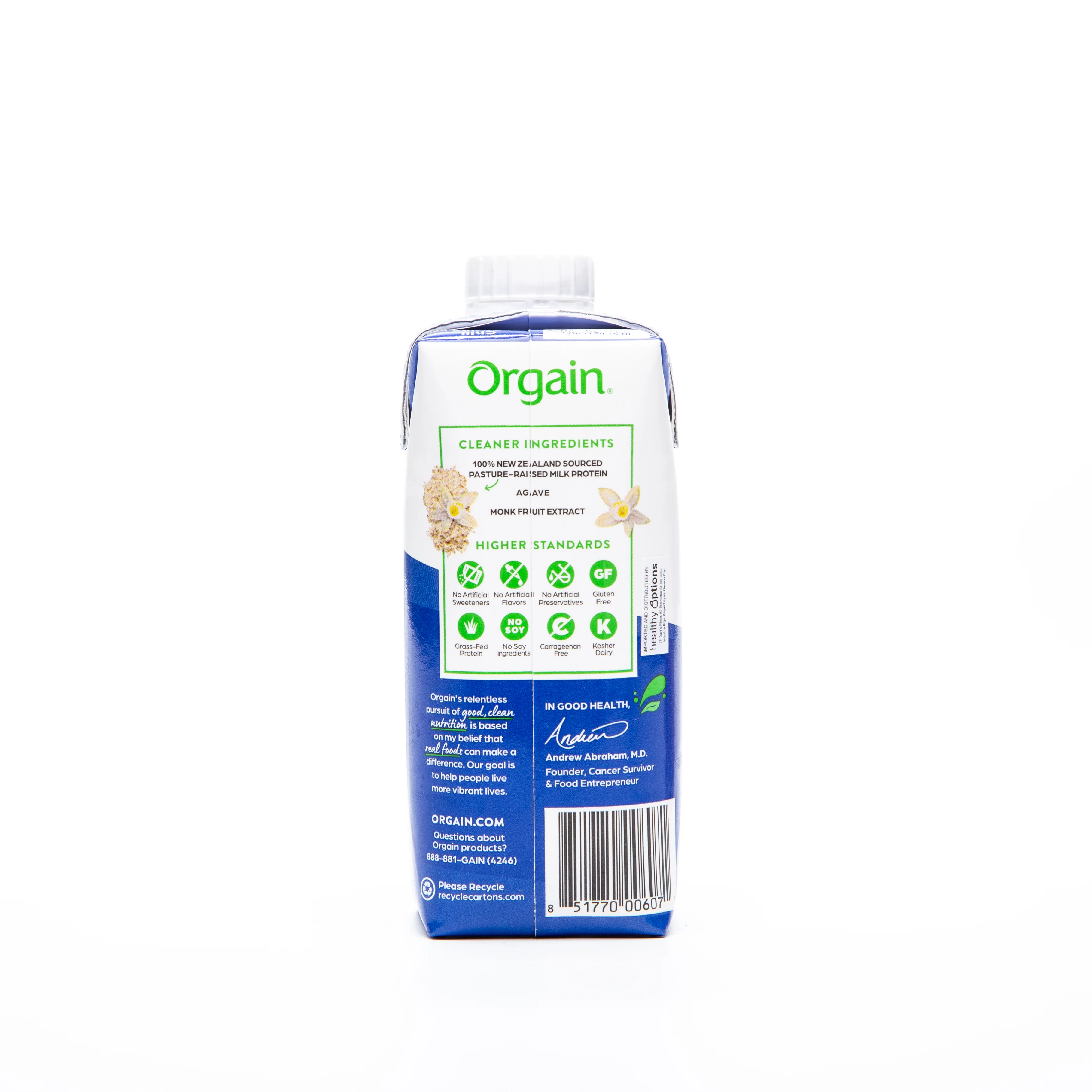 Orgain Protein Shake Vanilla Bean 330ml - Image 4