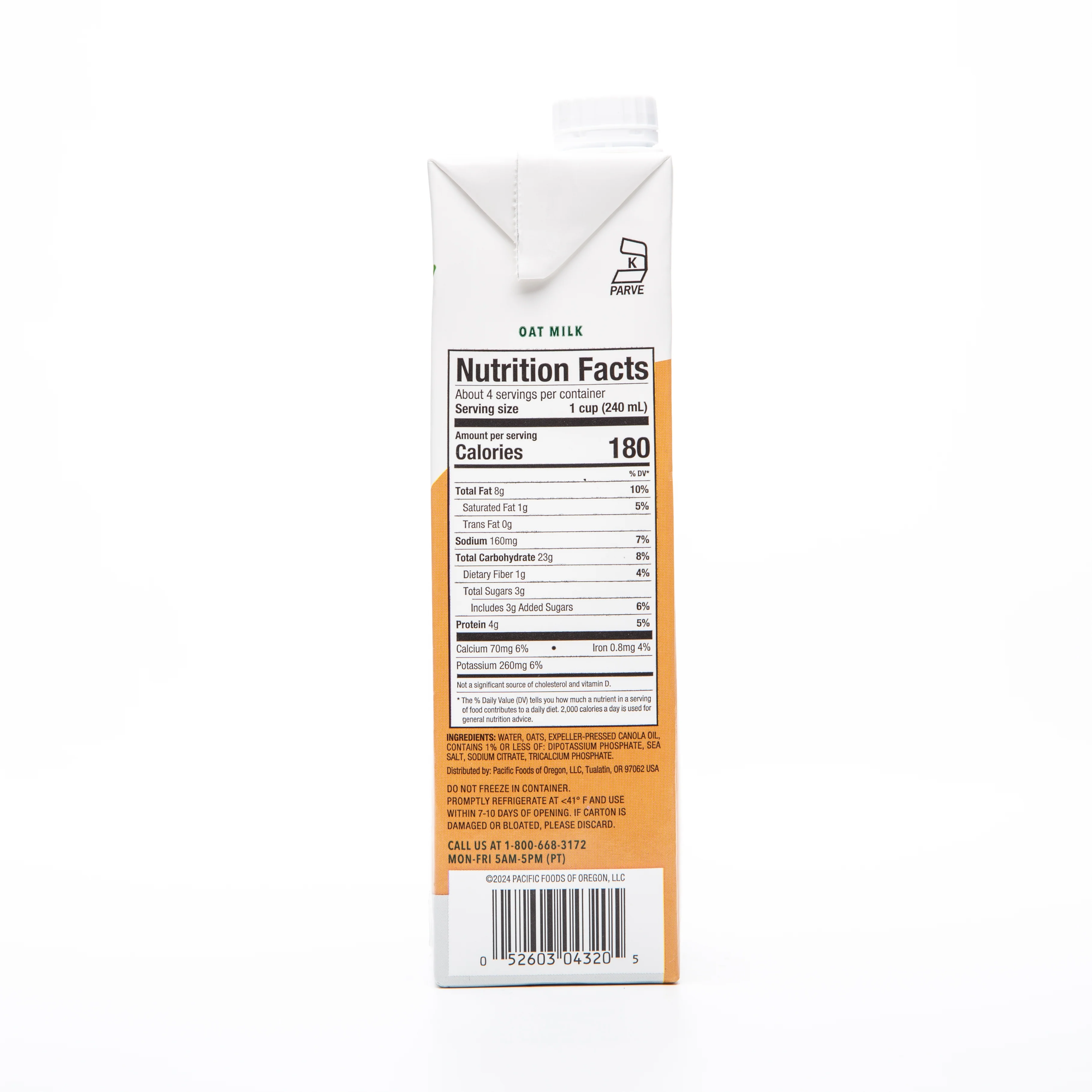 Pacific Foods Barista Oat Milk 946ml - Image 4