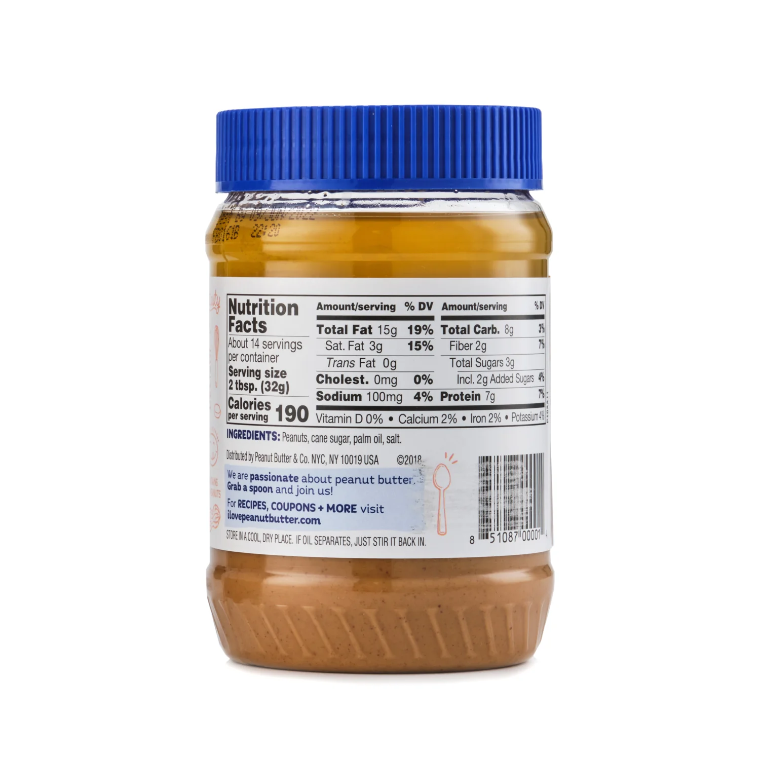 Peanut Butter & Co. Smooth Operator Peanut Butter 454g - Image 2