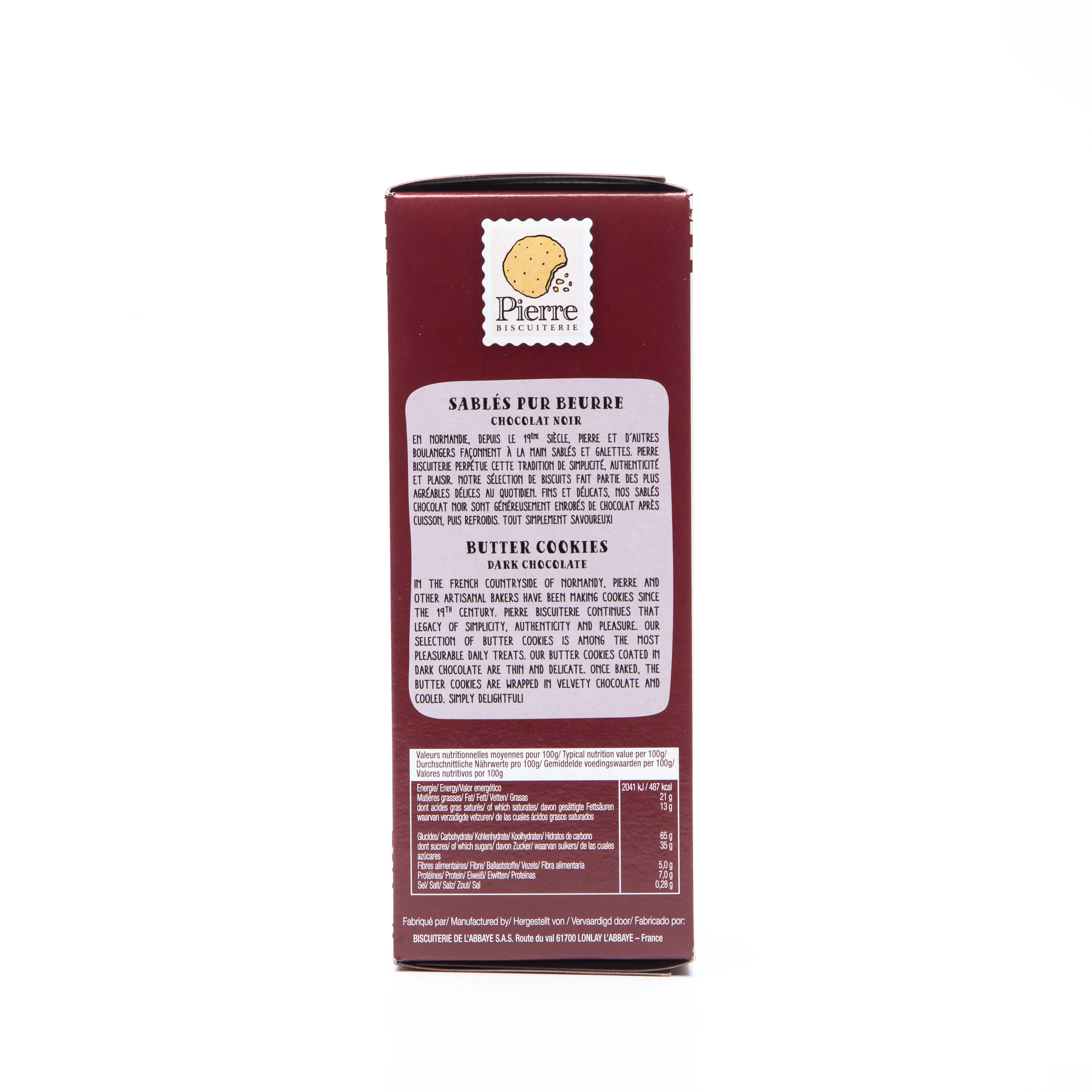 Pierre Biscuiterie Dark Chocolate Butter Cookies 135g - Image 4