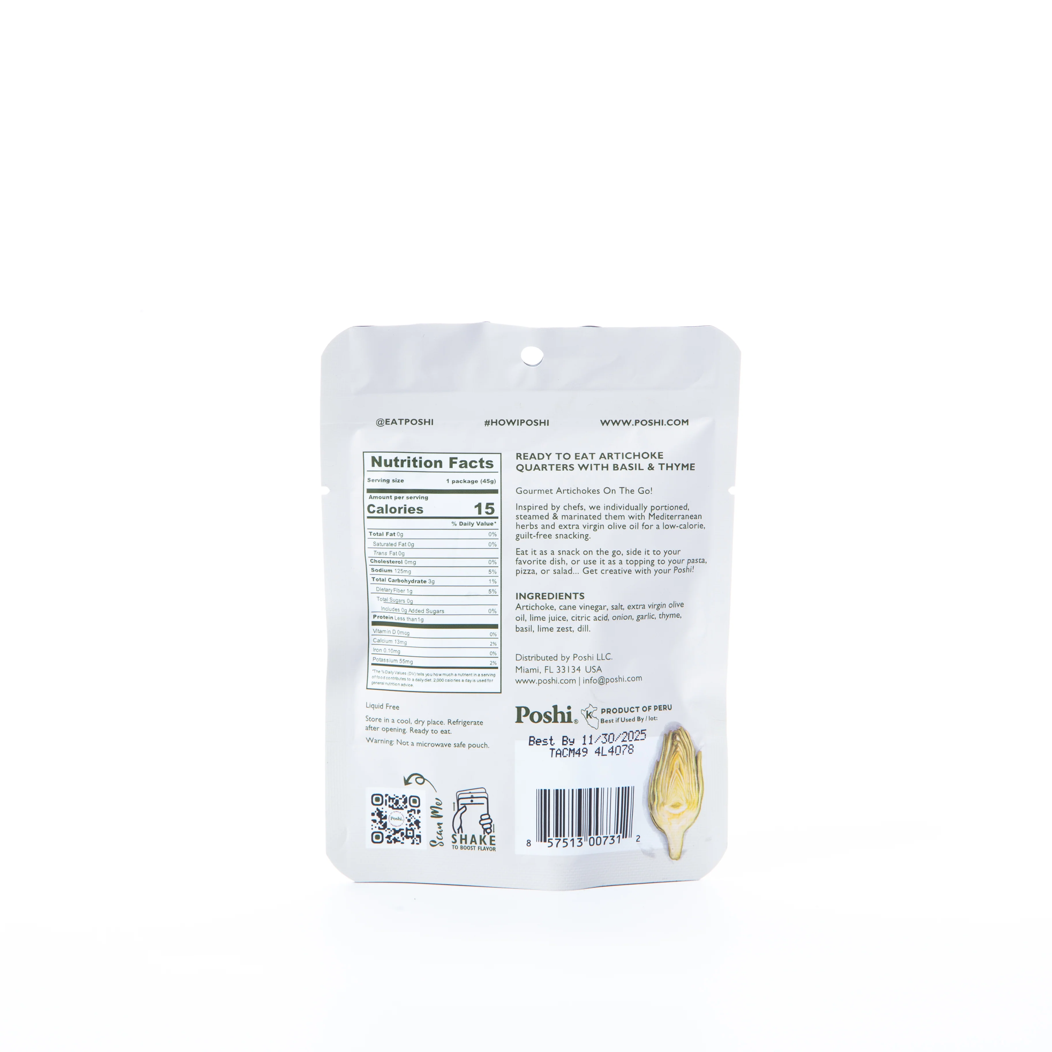Poshi Artichokes with Basil and Thyme 45g - Image 2
