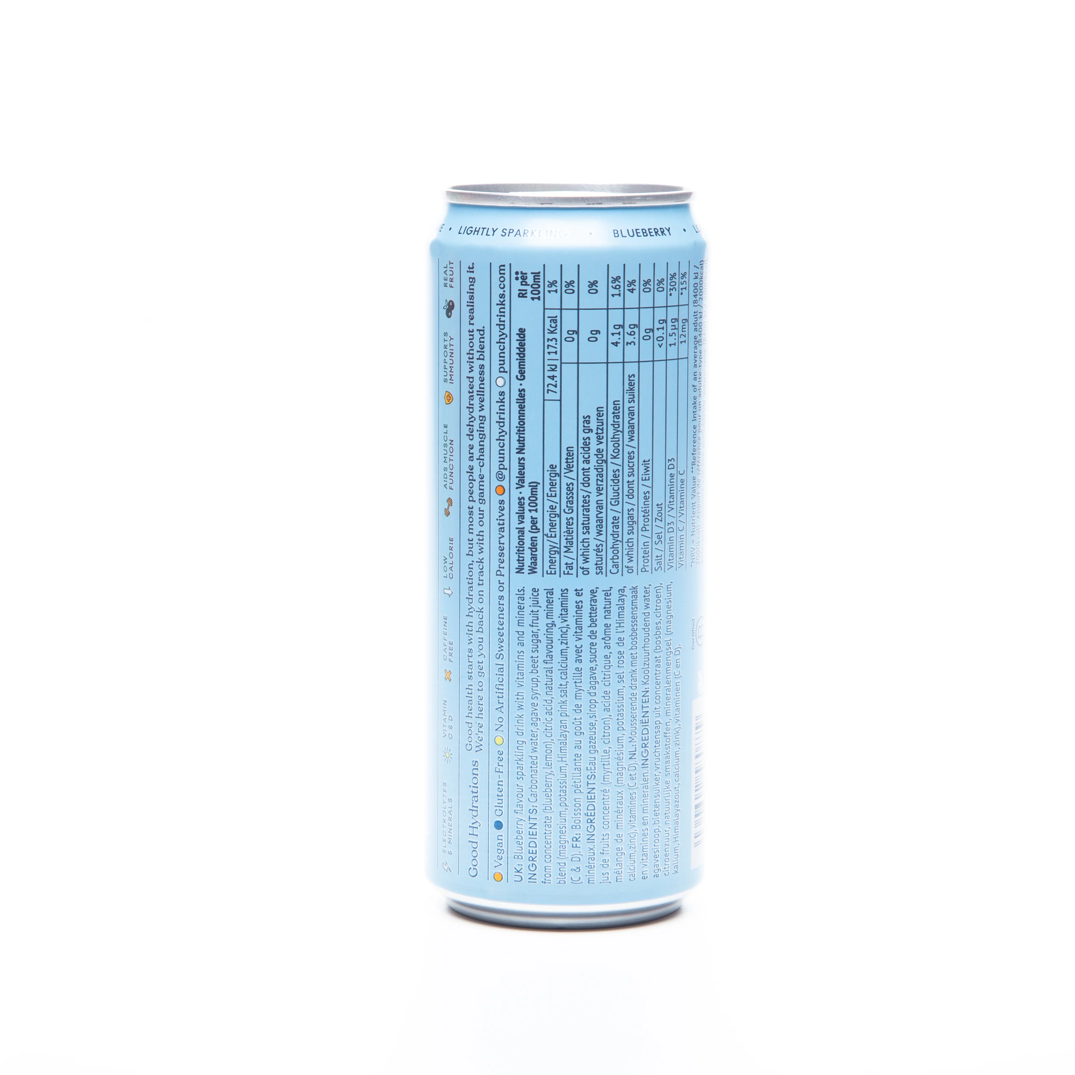 Punchy Blueberry Hydration Drink 330ml - Image 3