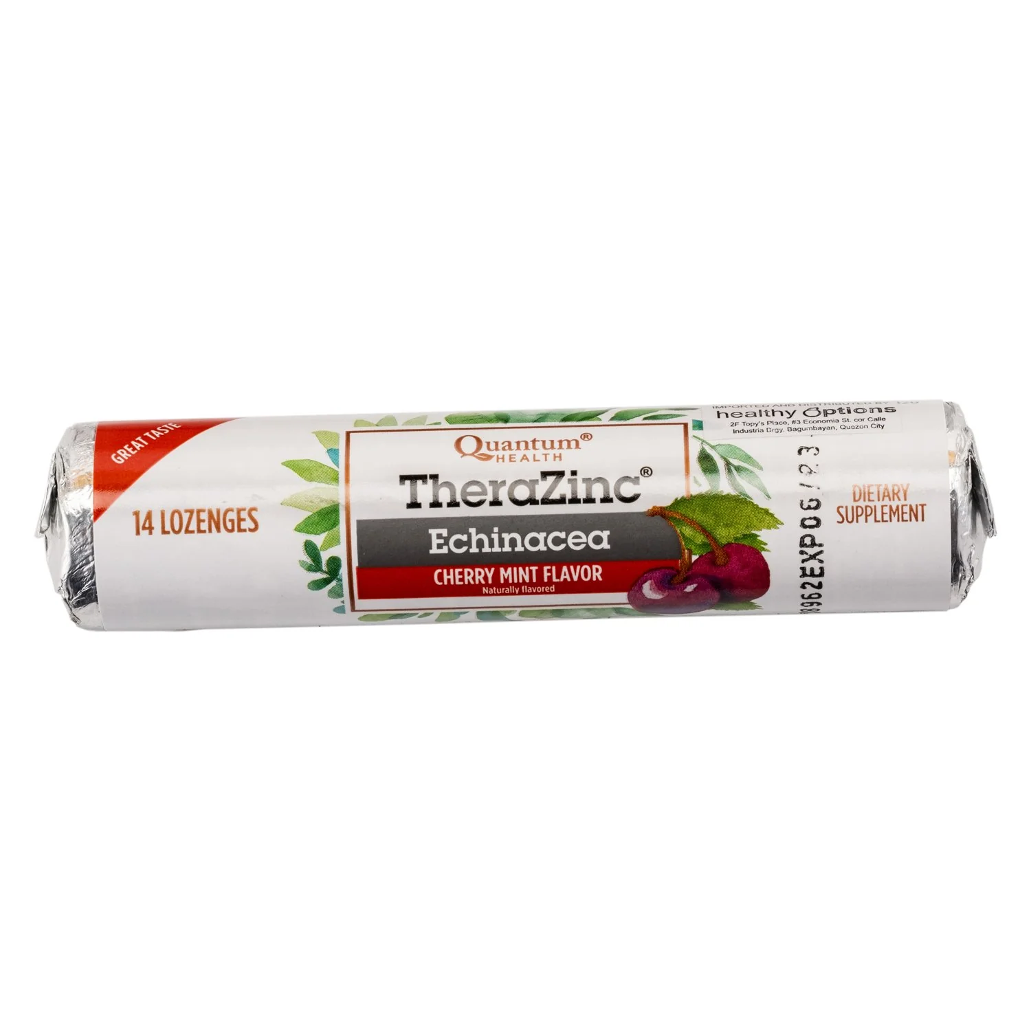 Quantum TheraZinc Echinacea 14 Lozenges