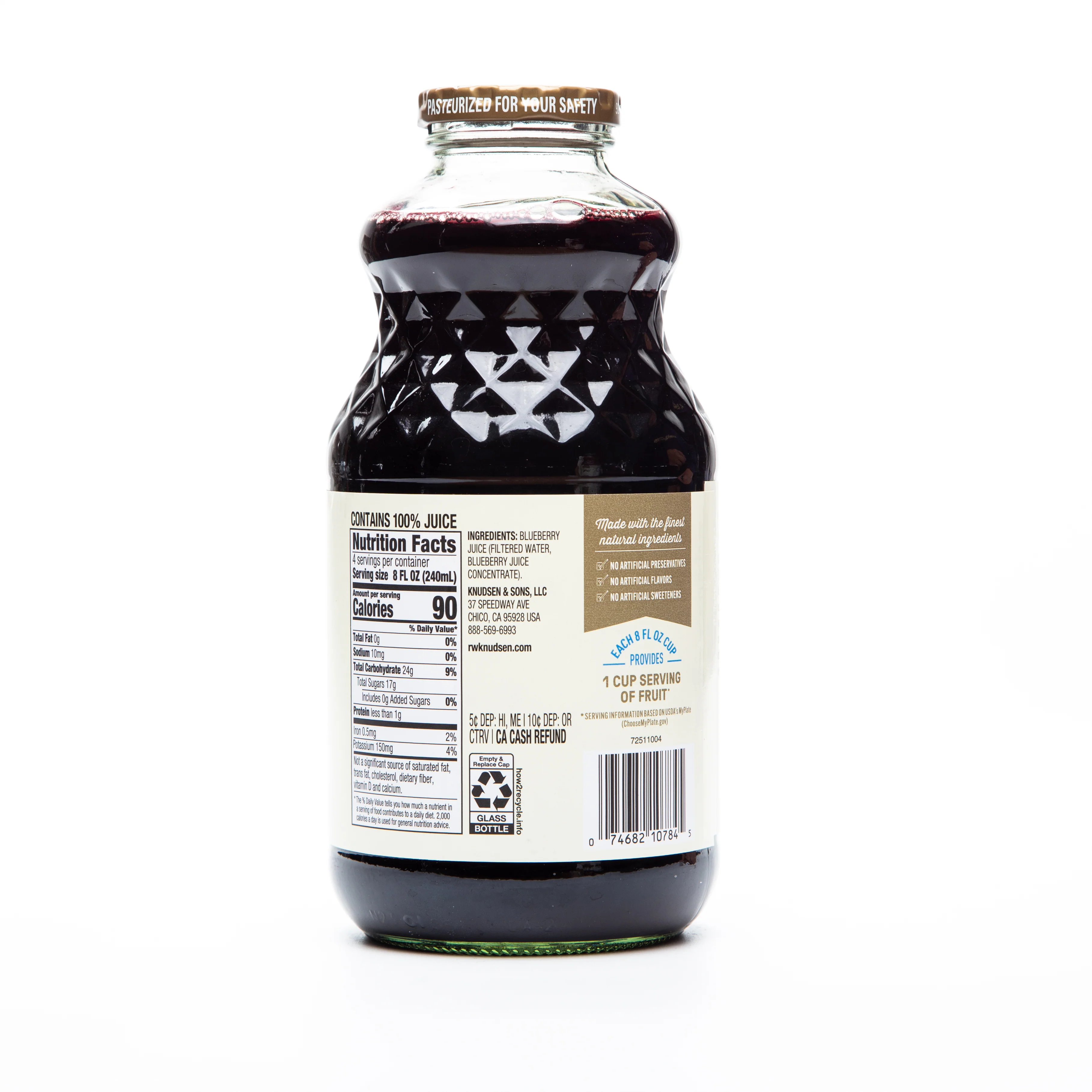 R.W Knudsen Just Blueberry 946ml - Image 3