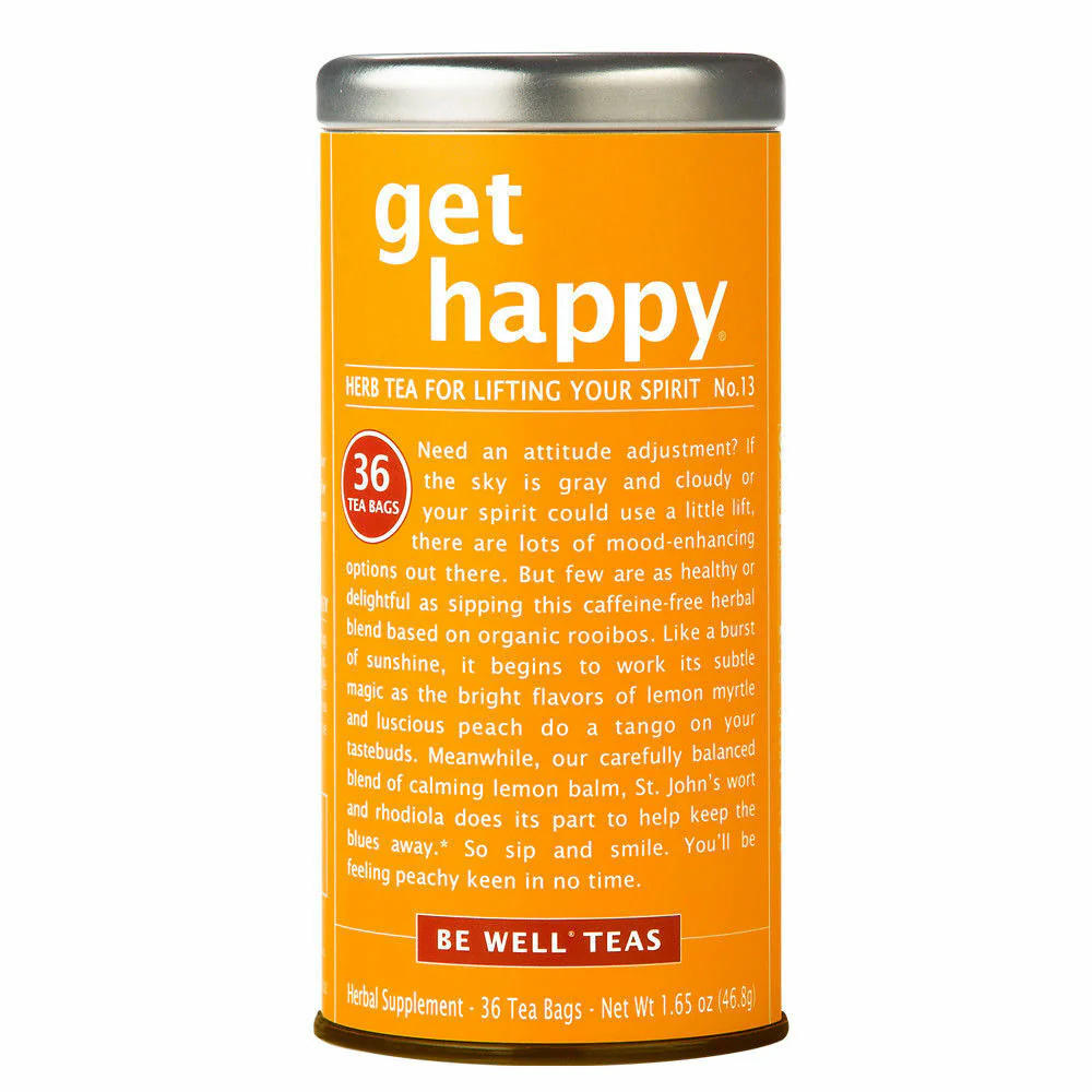 Republic Of Tea Get Happy 36 Tea Bags
