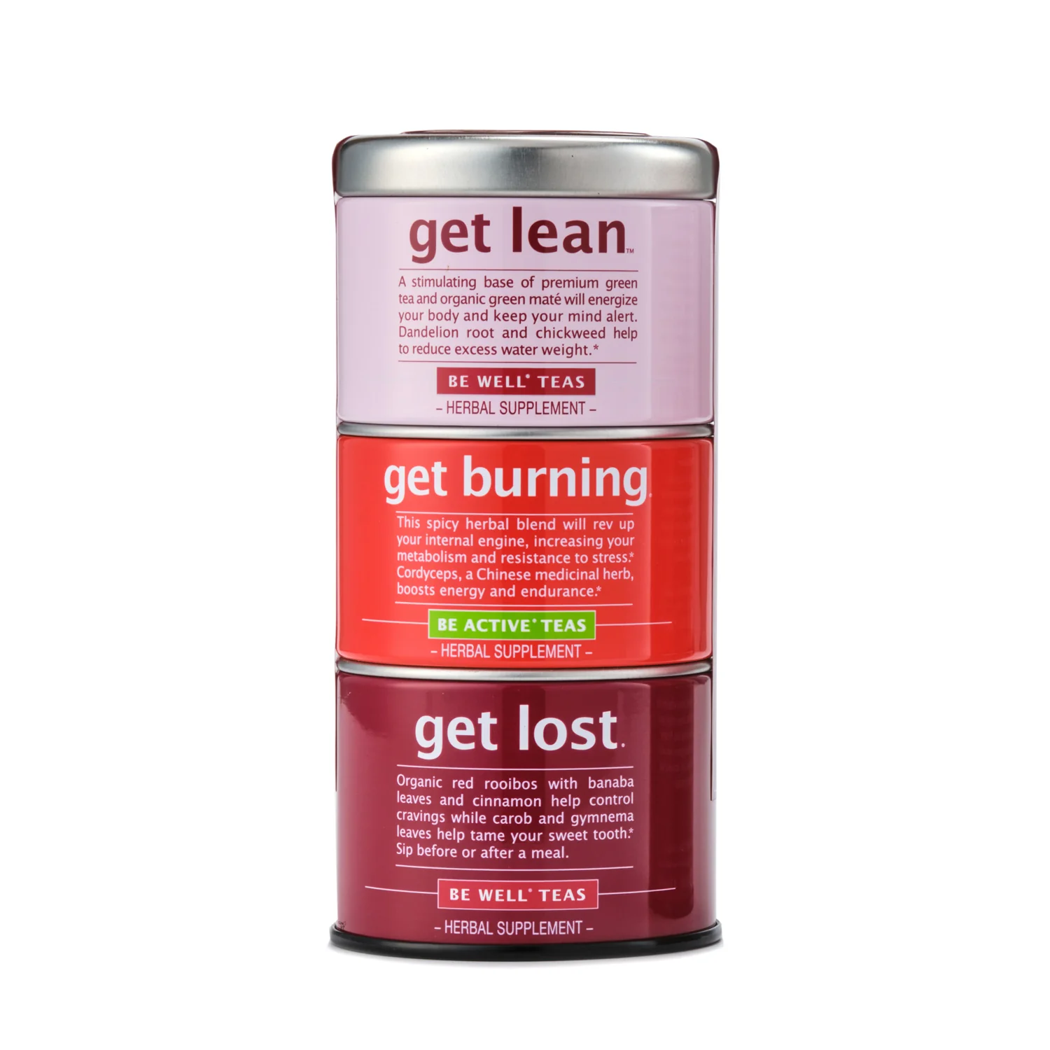 Republic of Tea Get Lost Stackable Tea Tin 42 Servings