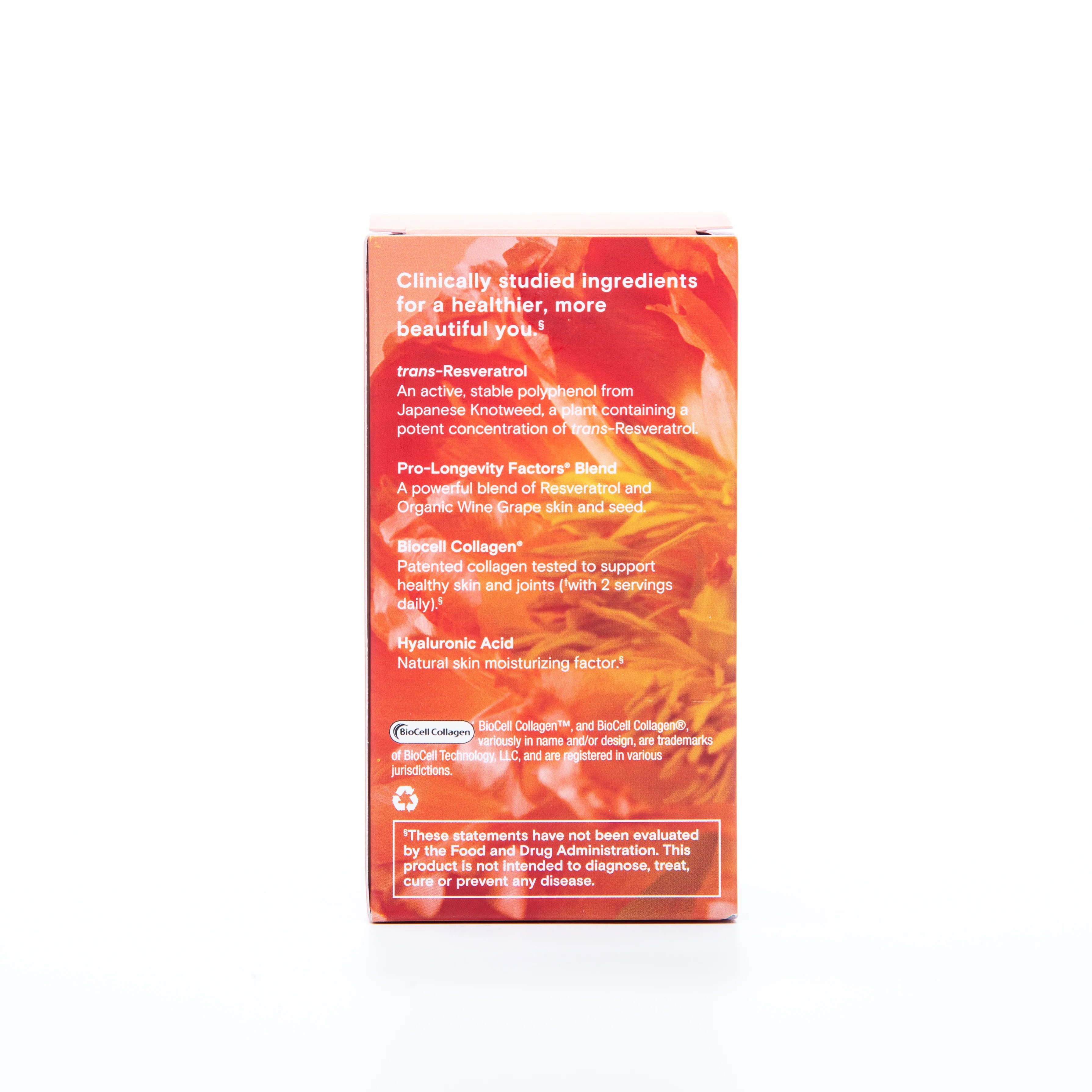 Reserveage Beauty Collagen Booster with Hyaluronic Acid and Resveratrol 60 Capsules - Image 3