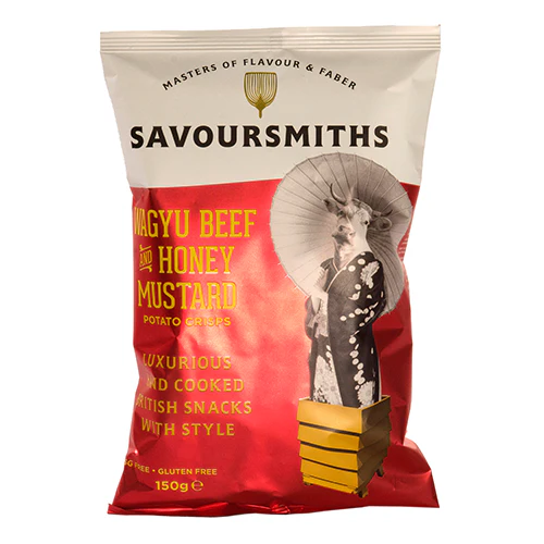 Savoursmiths Wagyu Beef and Honey Mustard Potato Crisps 150g