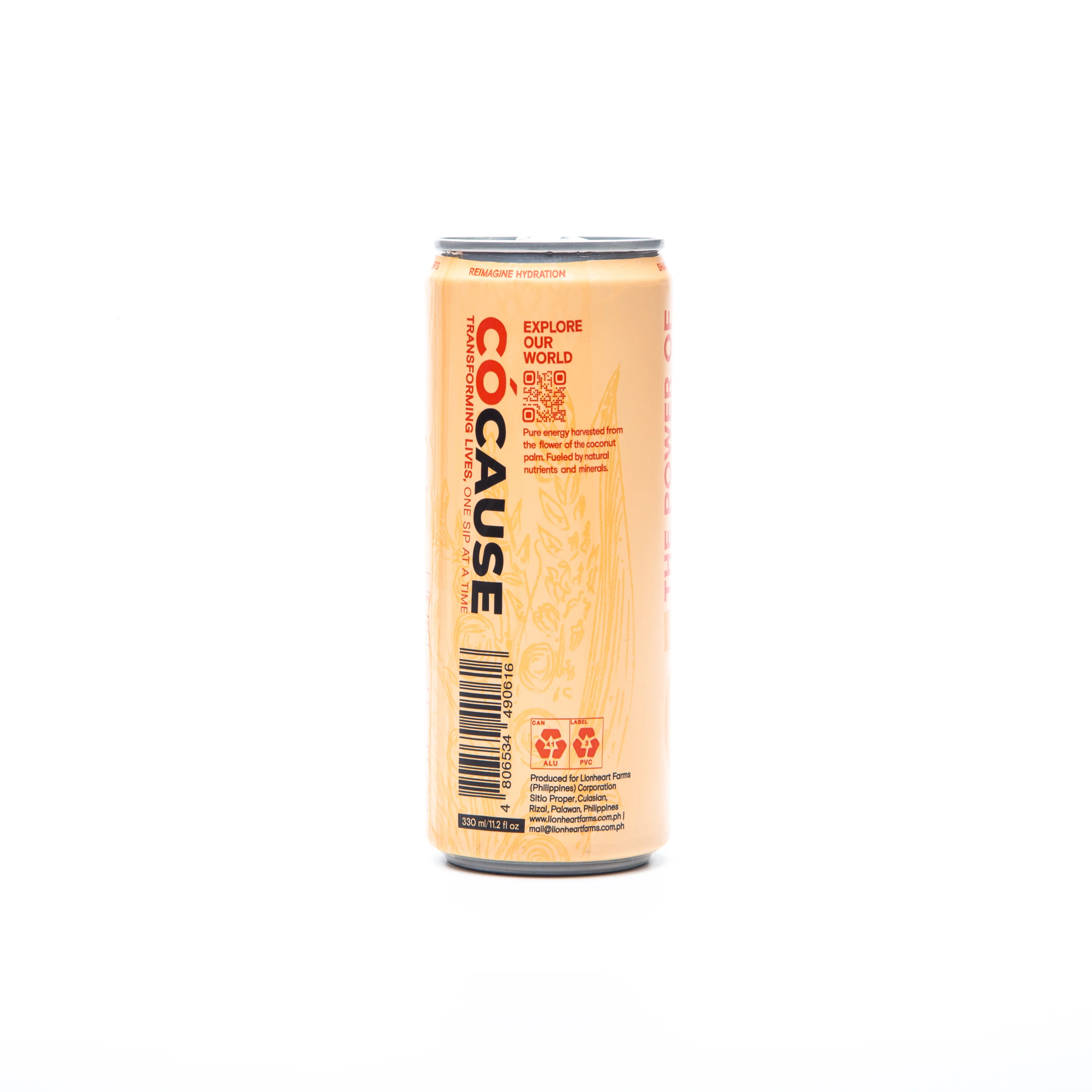 Slow Coconut Flower Sap Juice Oolong Citrus Grape 330ml - Image 2