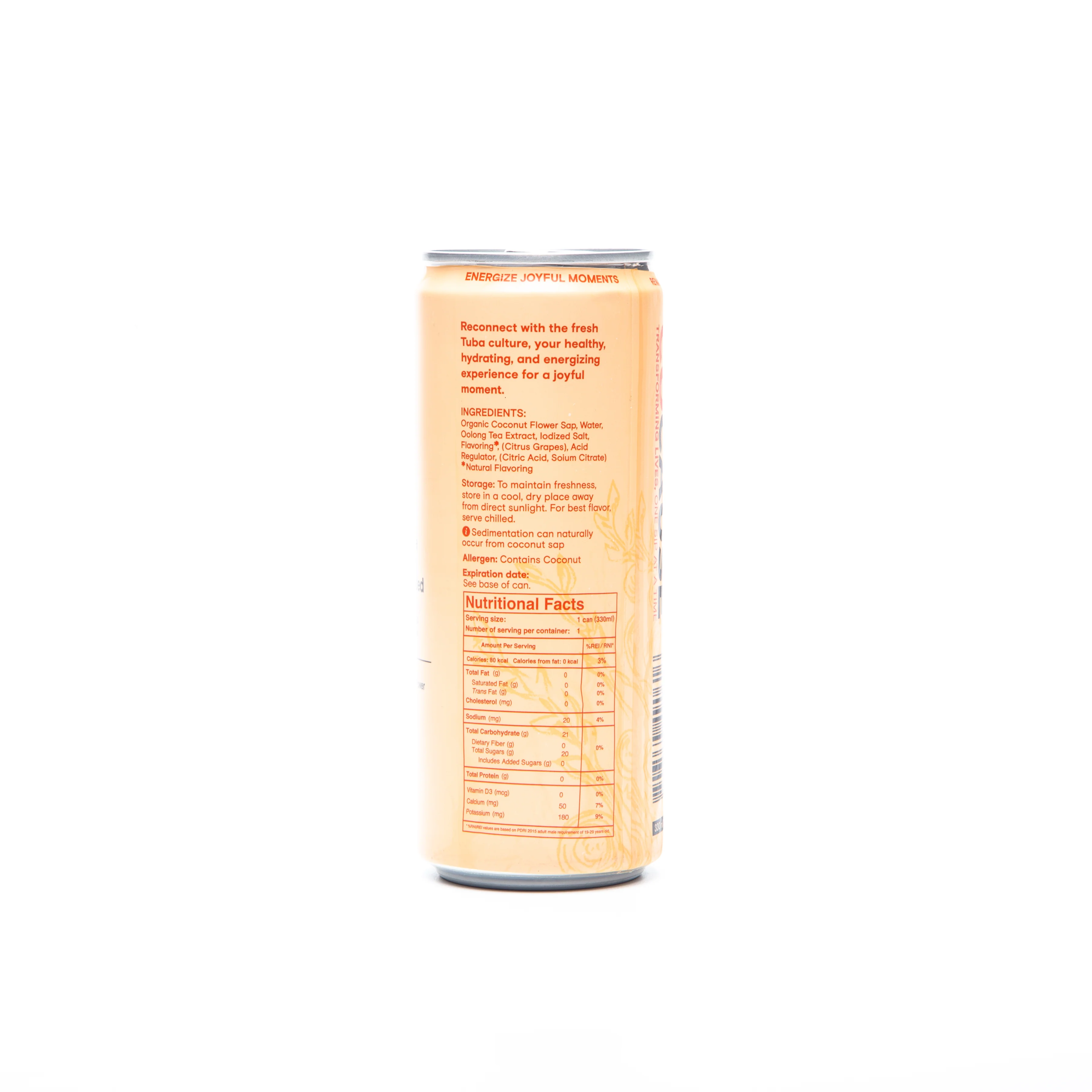 Slow Coconut Flower Sap Juice Oolong Citrus Grape 330ml - Image 3