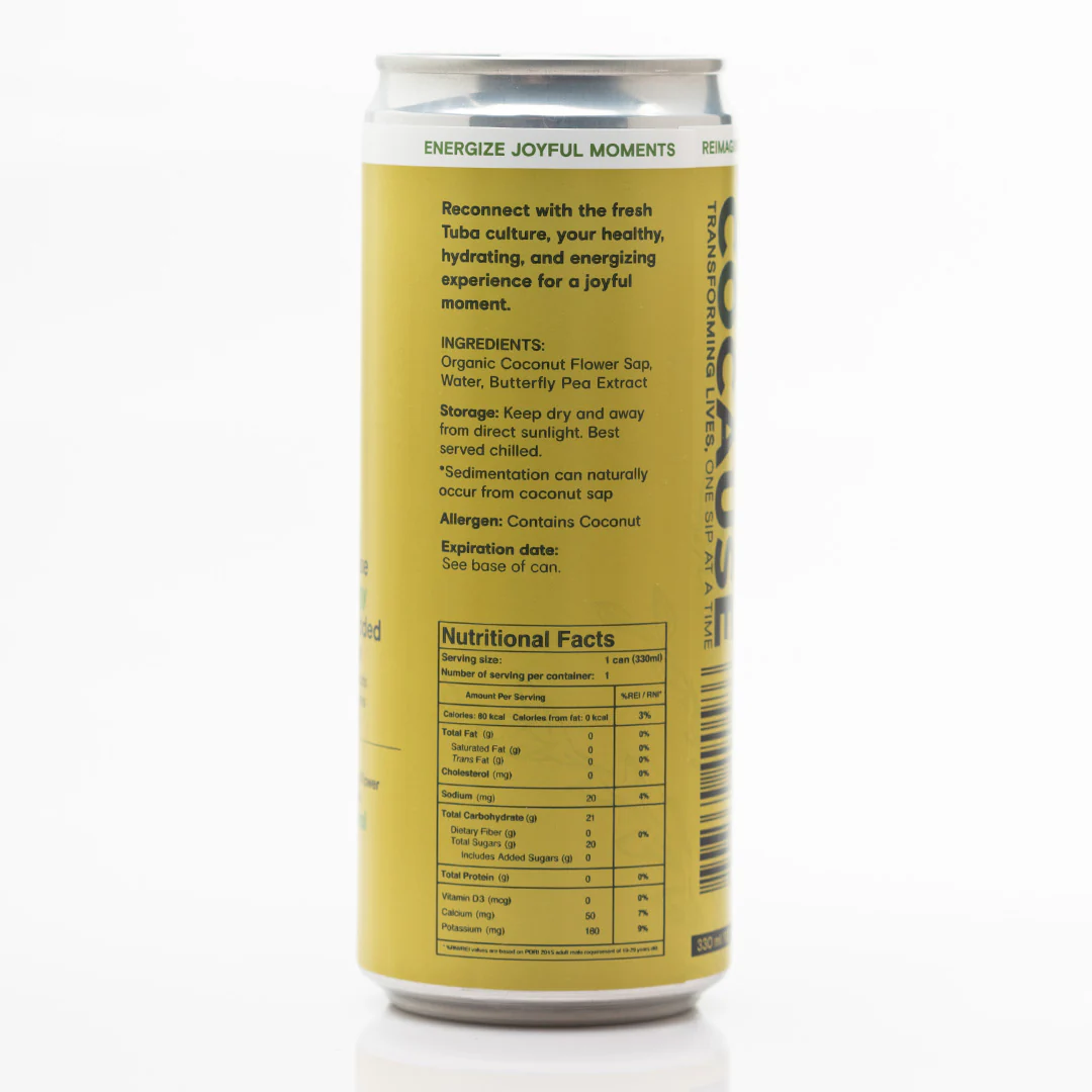 Slow Coconut Flower Sap Juice Original 330ml - Image 3