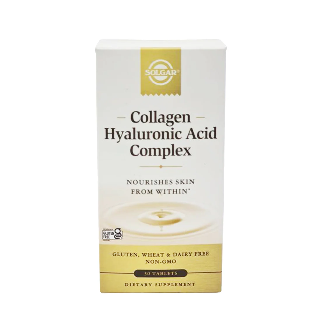 Solgar Collagen Hyaluronic Acid Complex 120mg 30 Tablets