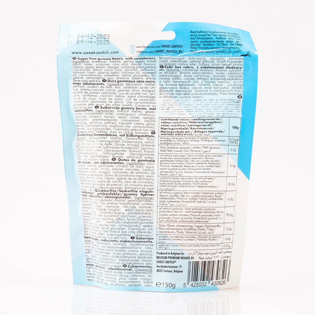 Sweet Switch Yummy Gummy Bears 150g - Image 2