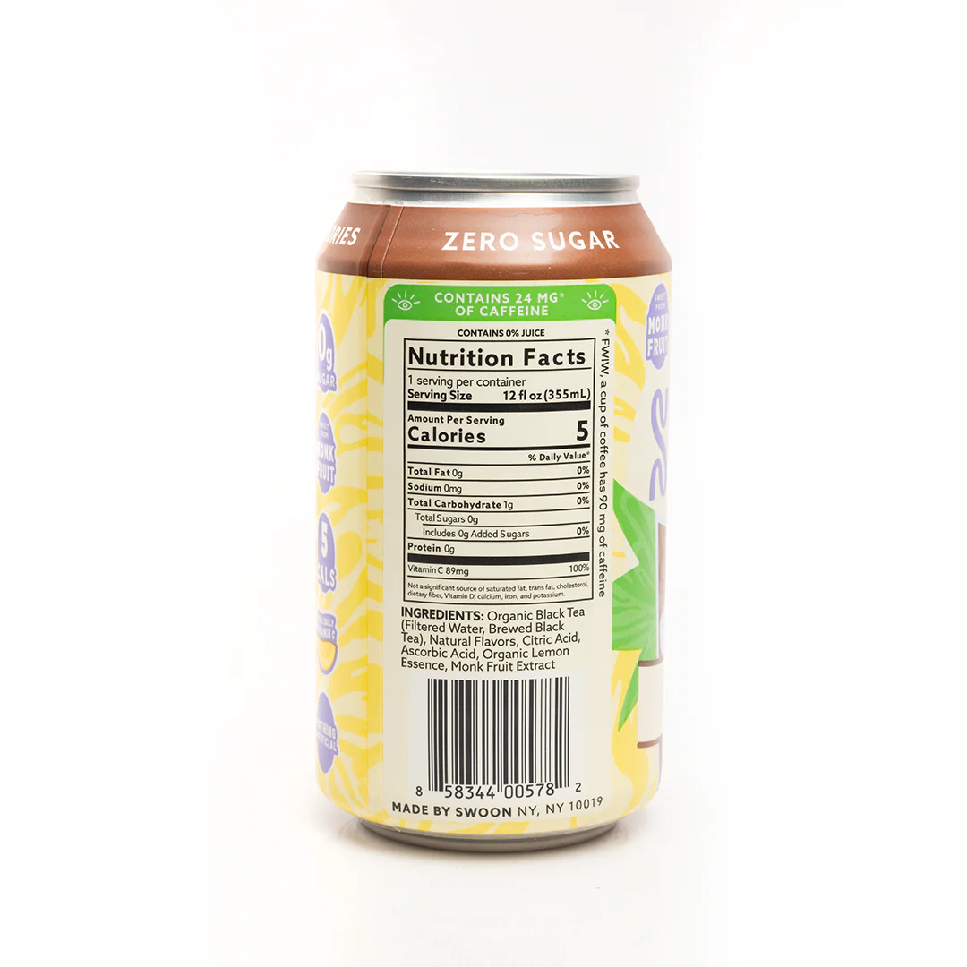 Swoon Lemon Tea 355ml - Image 2