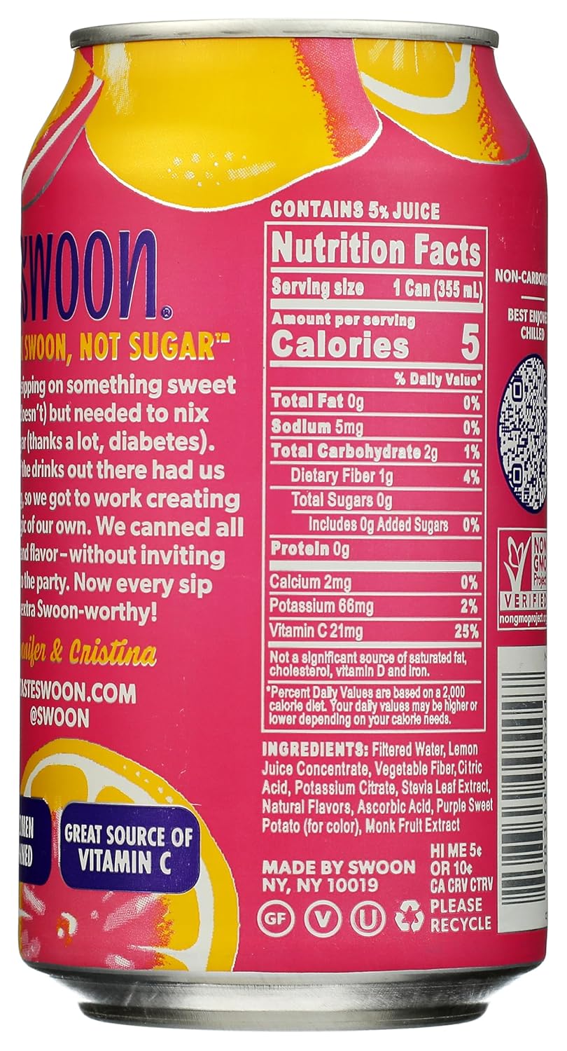 Swoon Lemonade Pink 355ml - Image 2