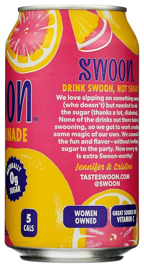 Swoon Lemonade Pink 355ml - Image 3