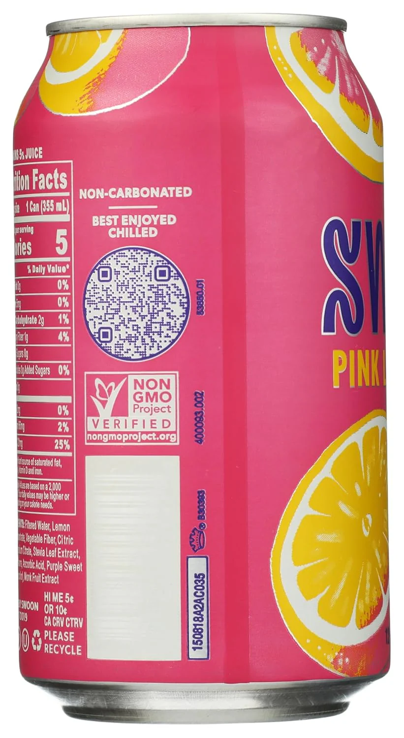 Swoon Lemonade Pink 355ml - Image 4