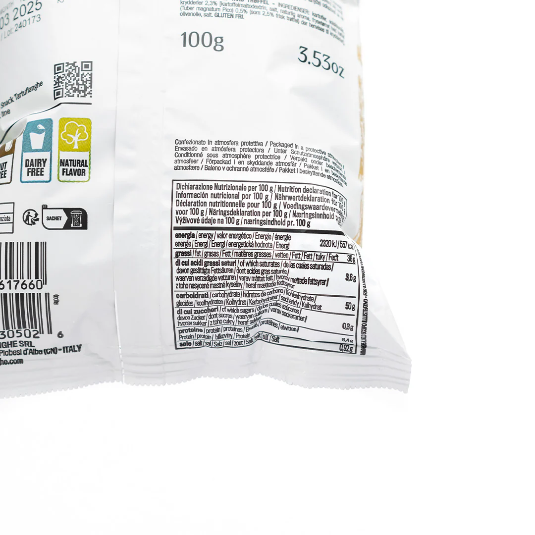 Tartuflanghe White Truffle Chips 100g - Image 2
