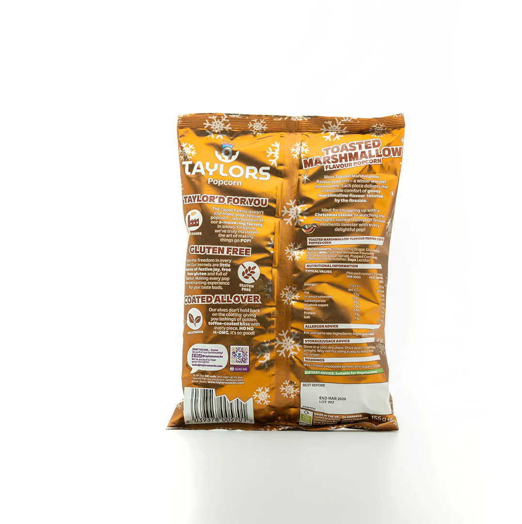 Taylors Toasted Marshmallow Popcorn 155g - Image 2
