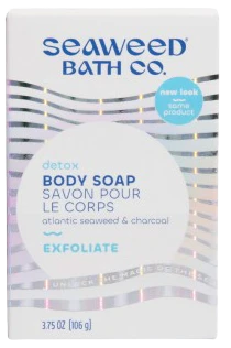 The Seaweed Bath Co. Exfoliating Detox Body Soap with Arabica Coffee + Cinnamon 106g