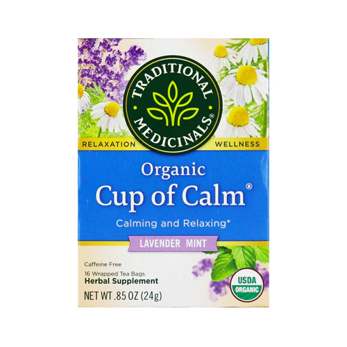 Traditional Medicinals Organic Cup of Calm Tea 16 tea bags