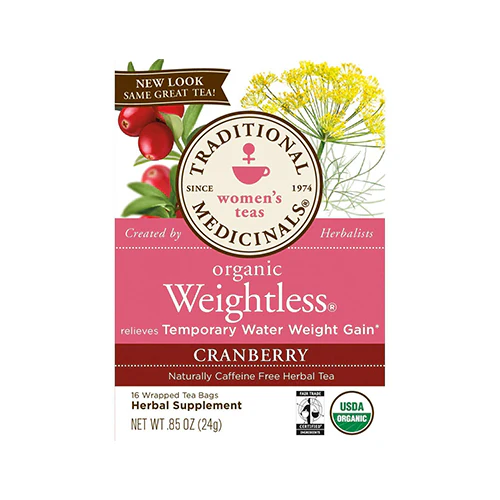 Traditional Medicinals Organic Weightless Cranberry 16 Tea Bags