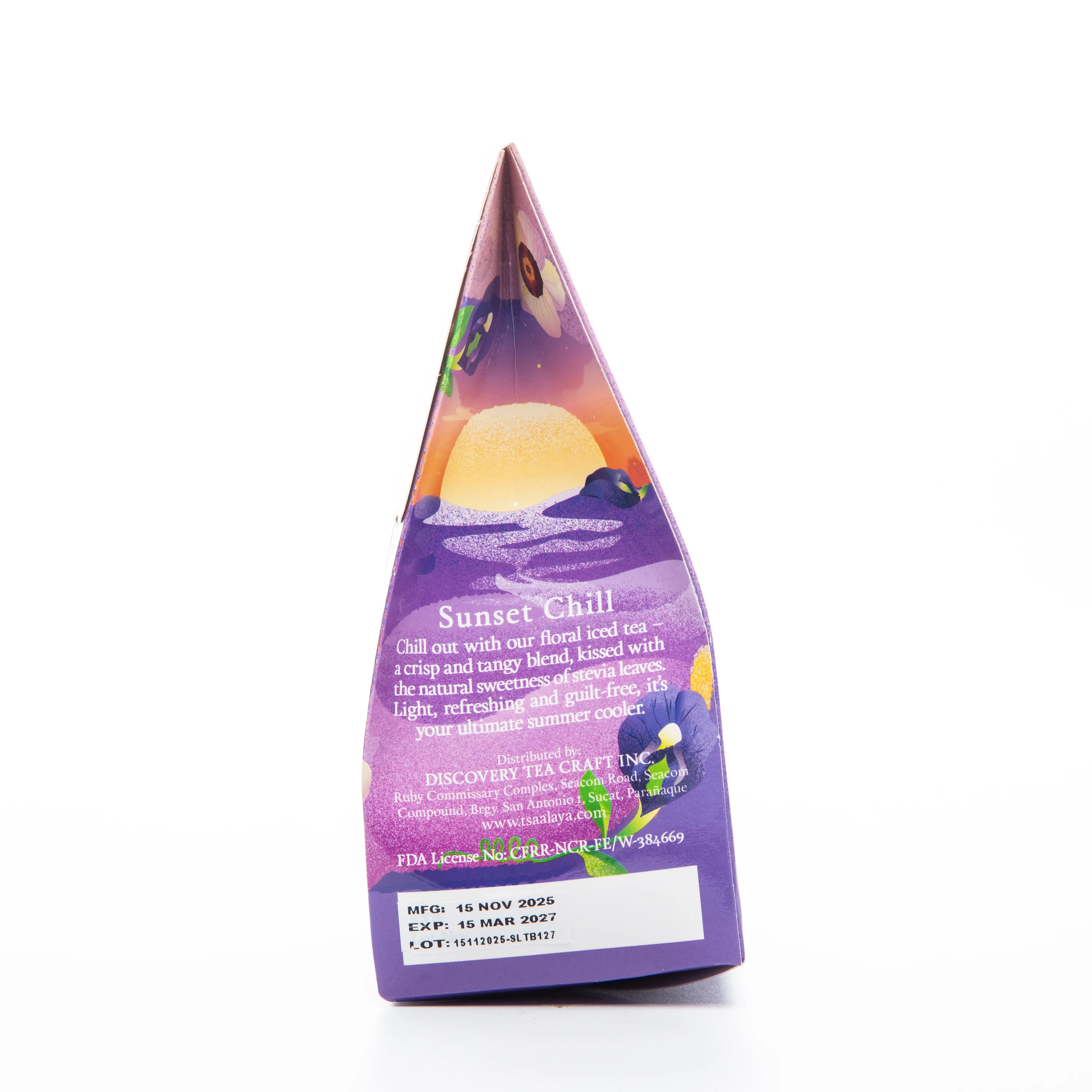 Tsaa Laya Sunset Chill Iced Tea 12 Tea Bags - Image 3
