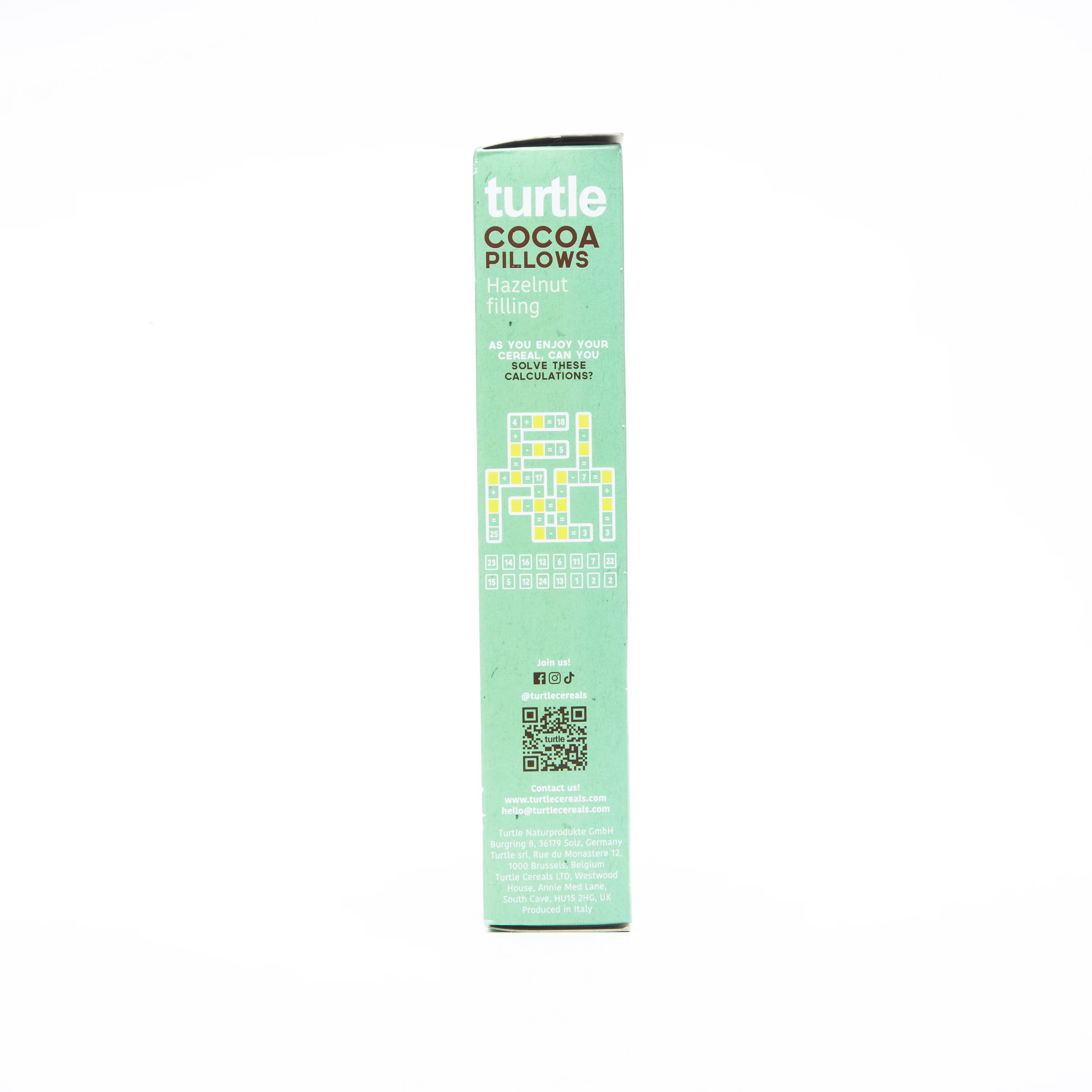 Turtle Cocoa Pillows with Hazelnut Filling Cereals 300g - Image 4
