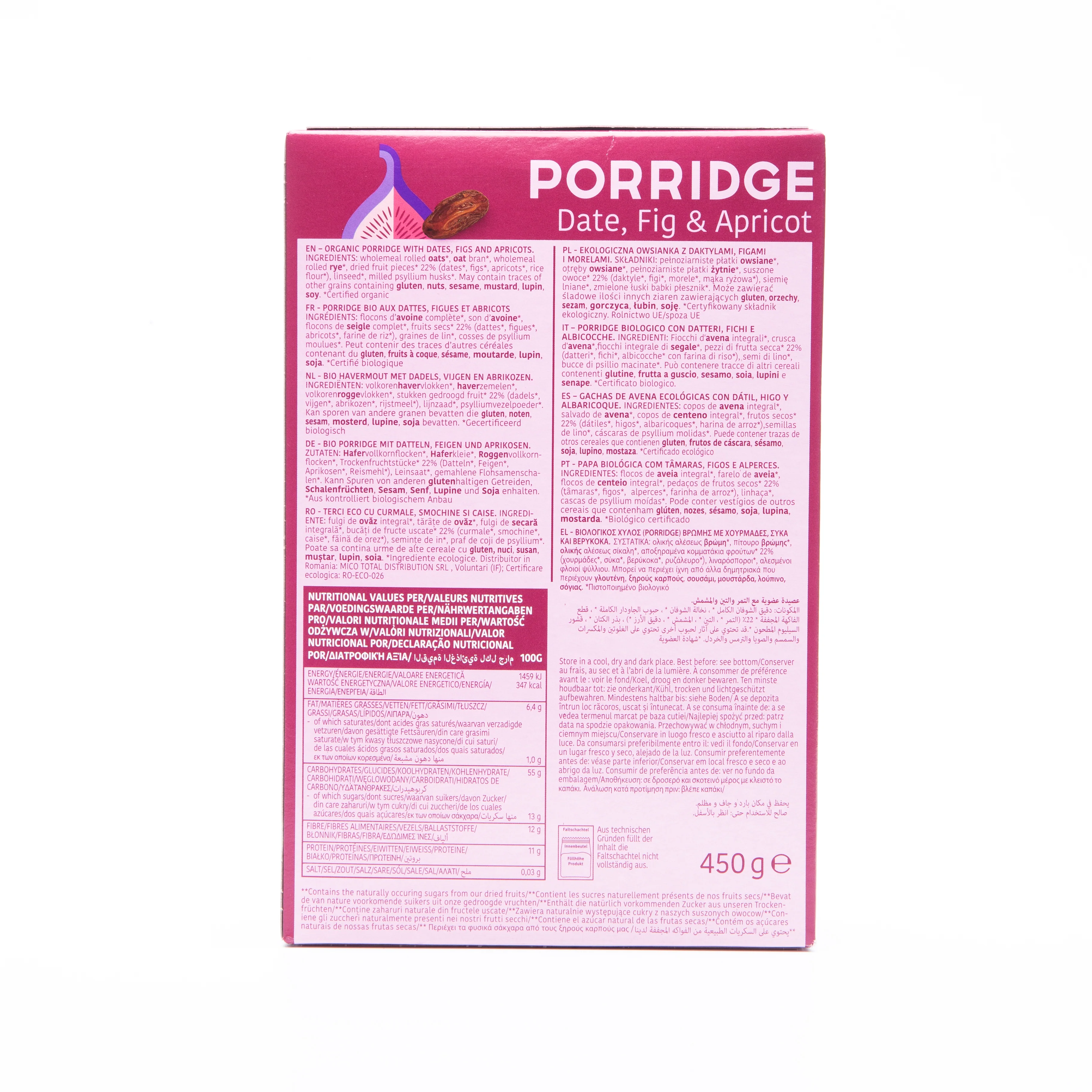 Turtle Date, Fig, and Apricot Porridge 450g - Image 5