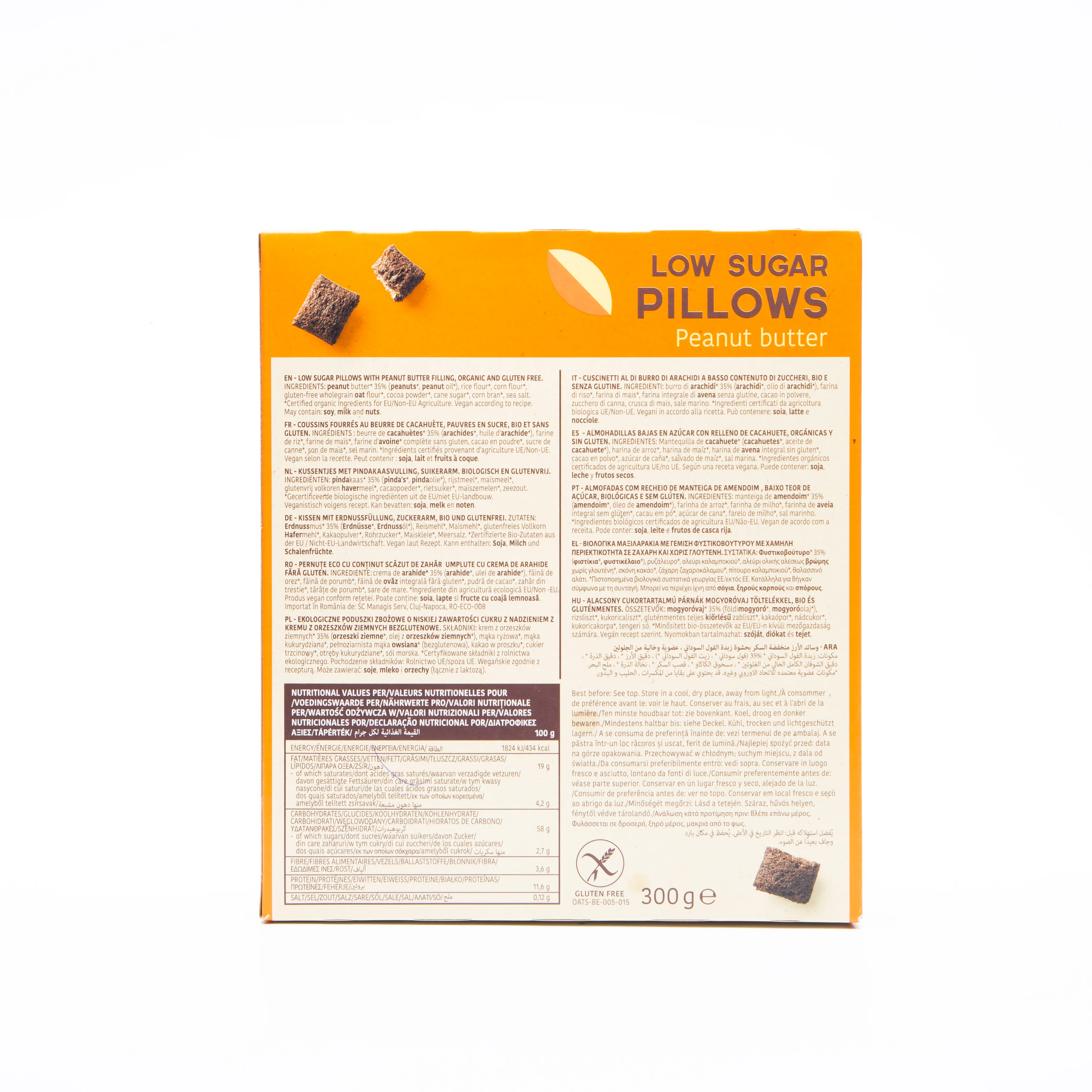 Turtle Low Sugar Pillows Peanut Butter Cereals 300g - Image 5