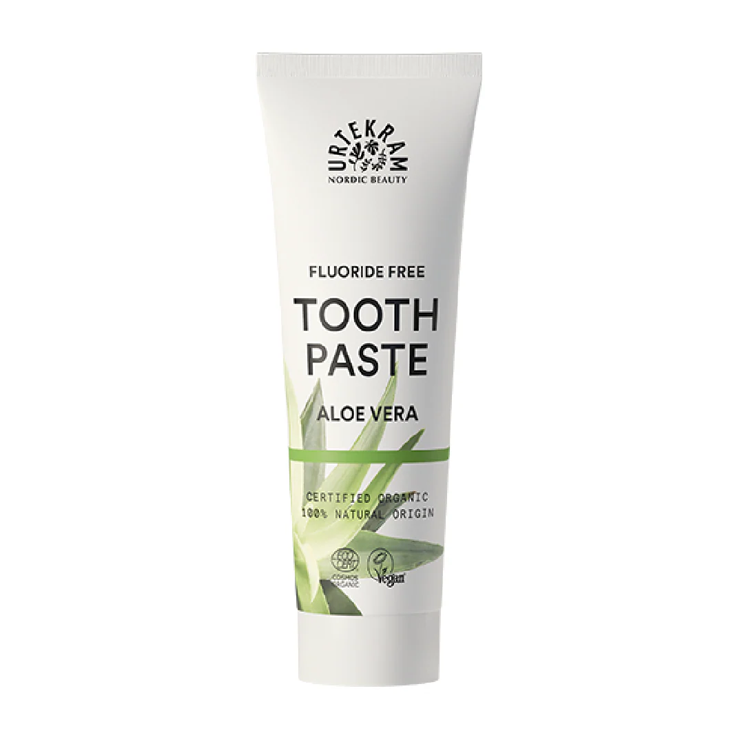 Urtekram Fluoride Free Toothpaste Aloe Vera 75ml