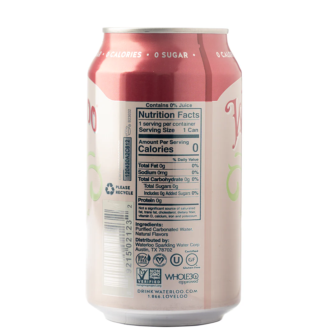 Waterloo Cherry Limeade Sparkling Water 355ml - Image 2