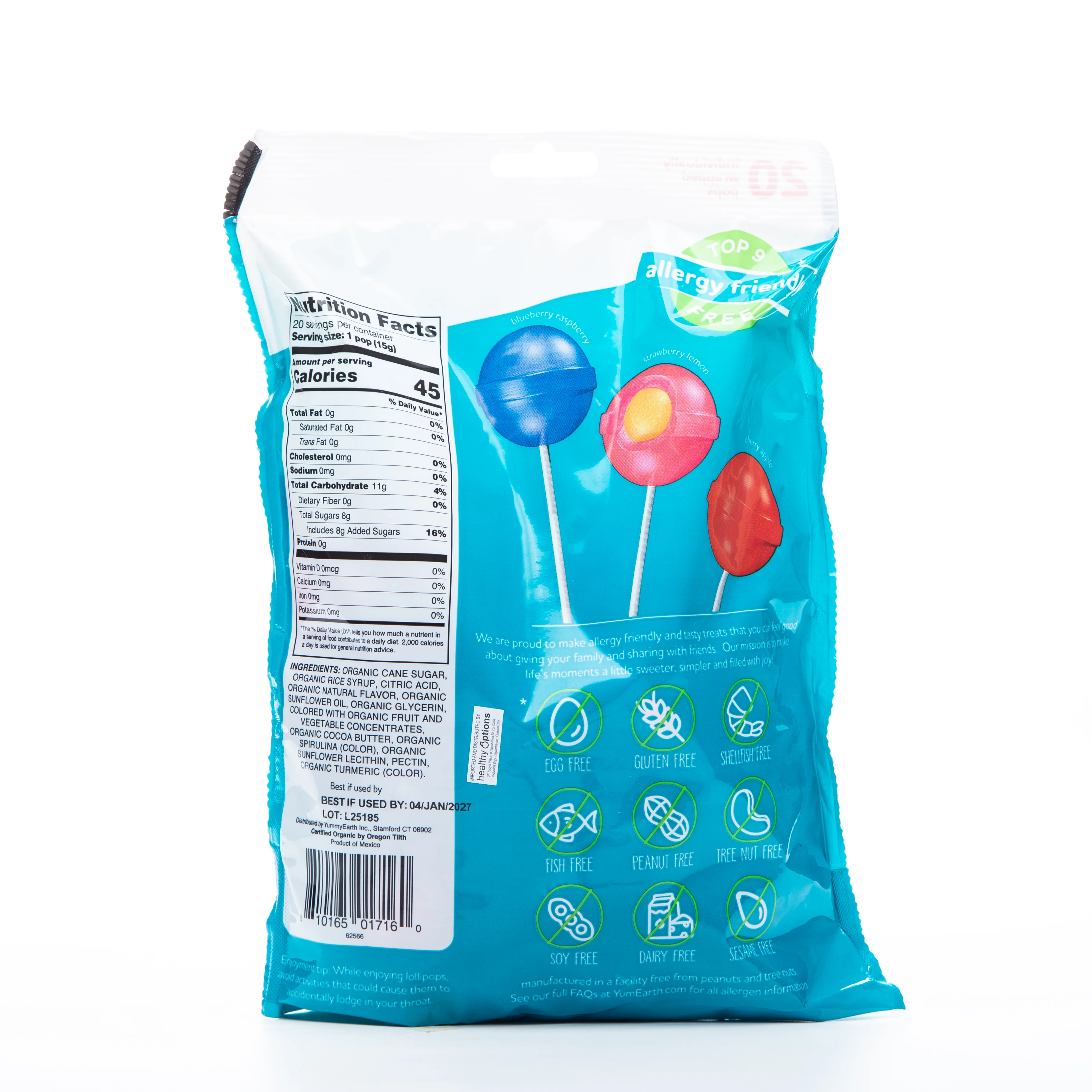 Yum Earth Organic Duo Pops 300g - Image 2