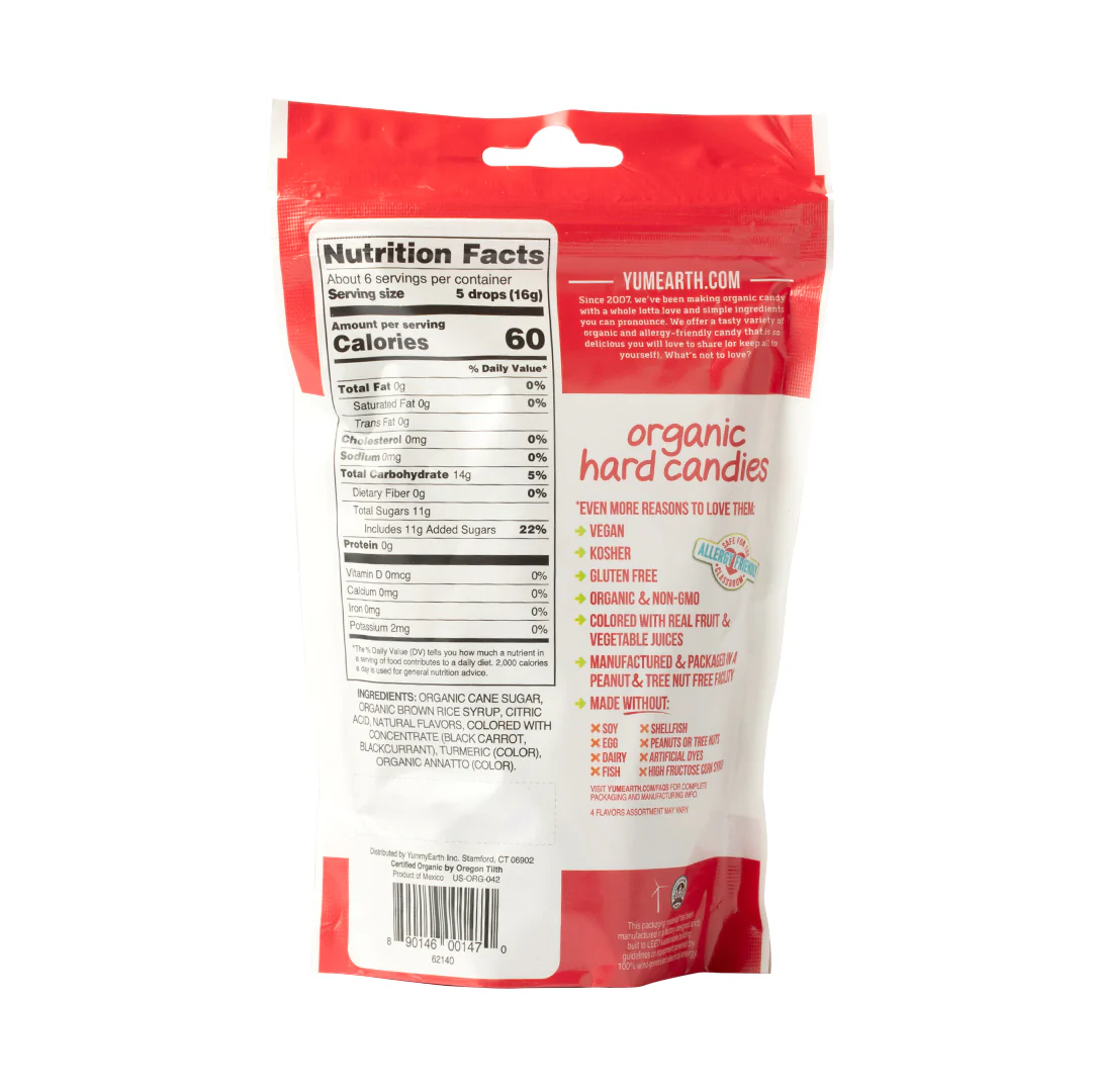 YumEarth Organic Hard Candies Favorites 93.6g - Image 2