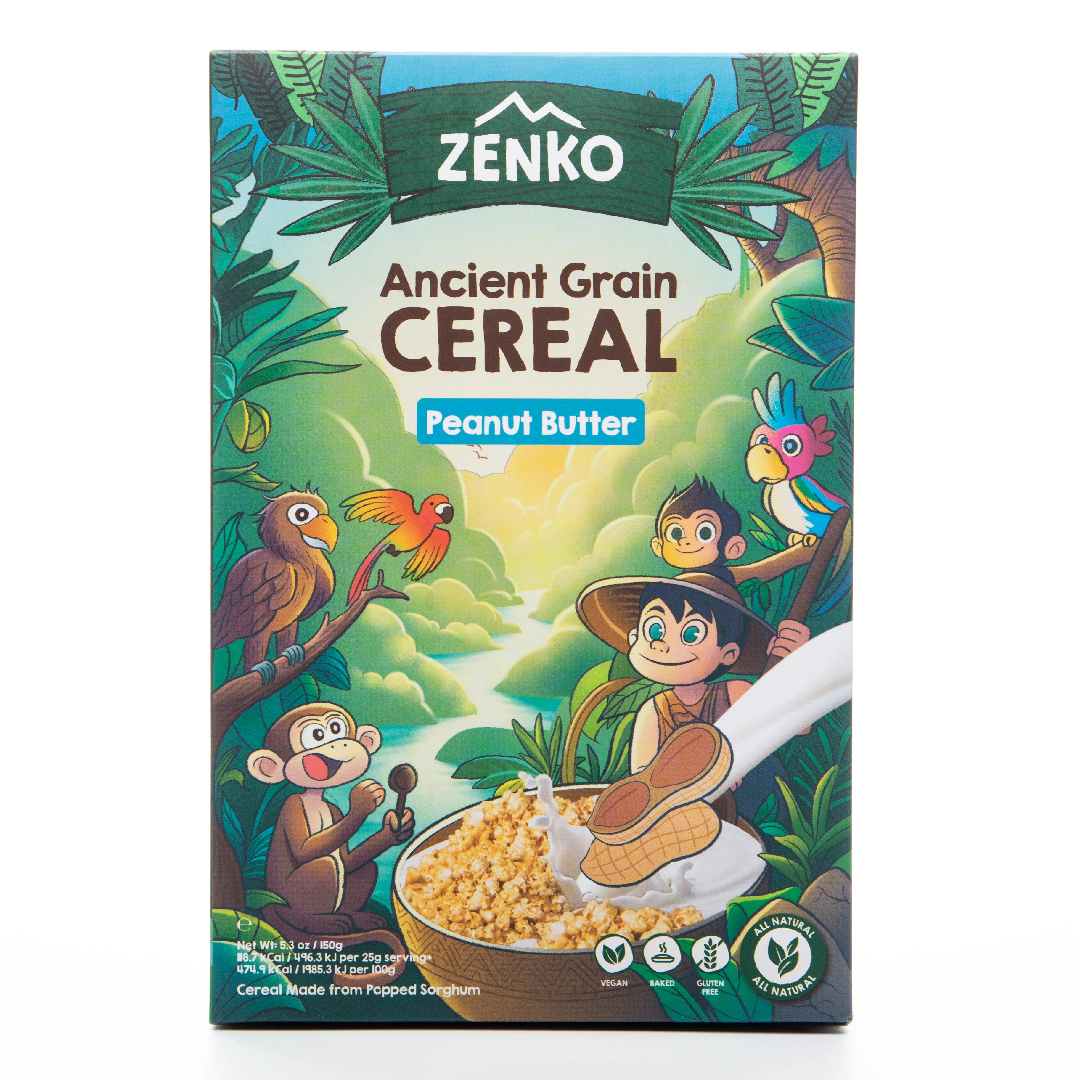 Zenko Ancient Grain Cereal Peanut Butter 150g