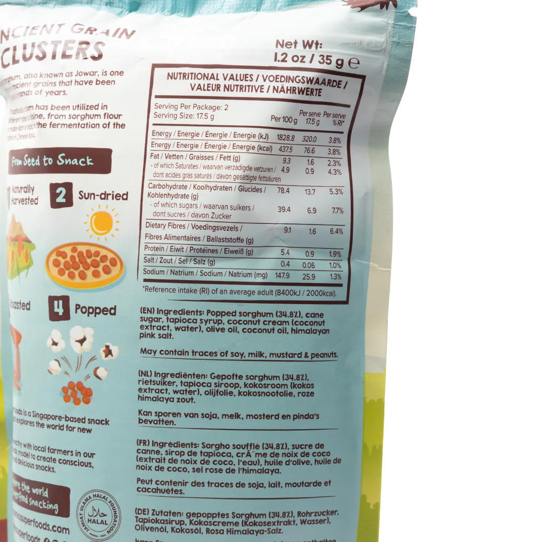 Zenko Superfoods Caramel Ancient Grain Clusters 35g - Image 2