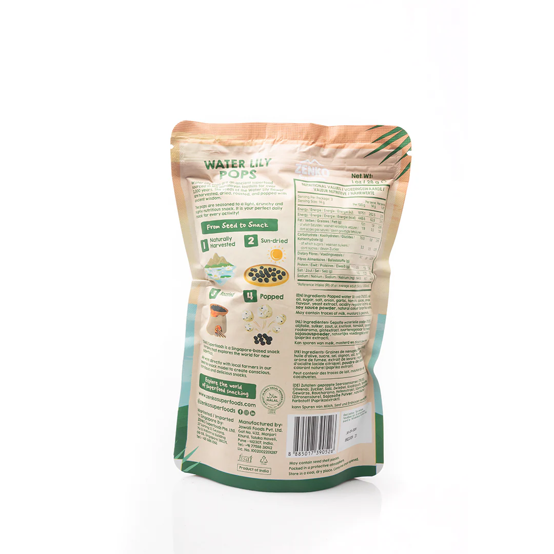 Zenko Superfoods BBQ Water Lily Pops 28g - Image 3