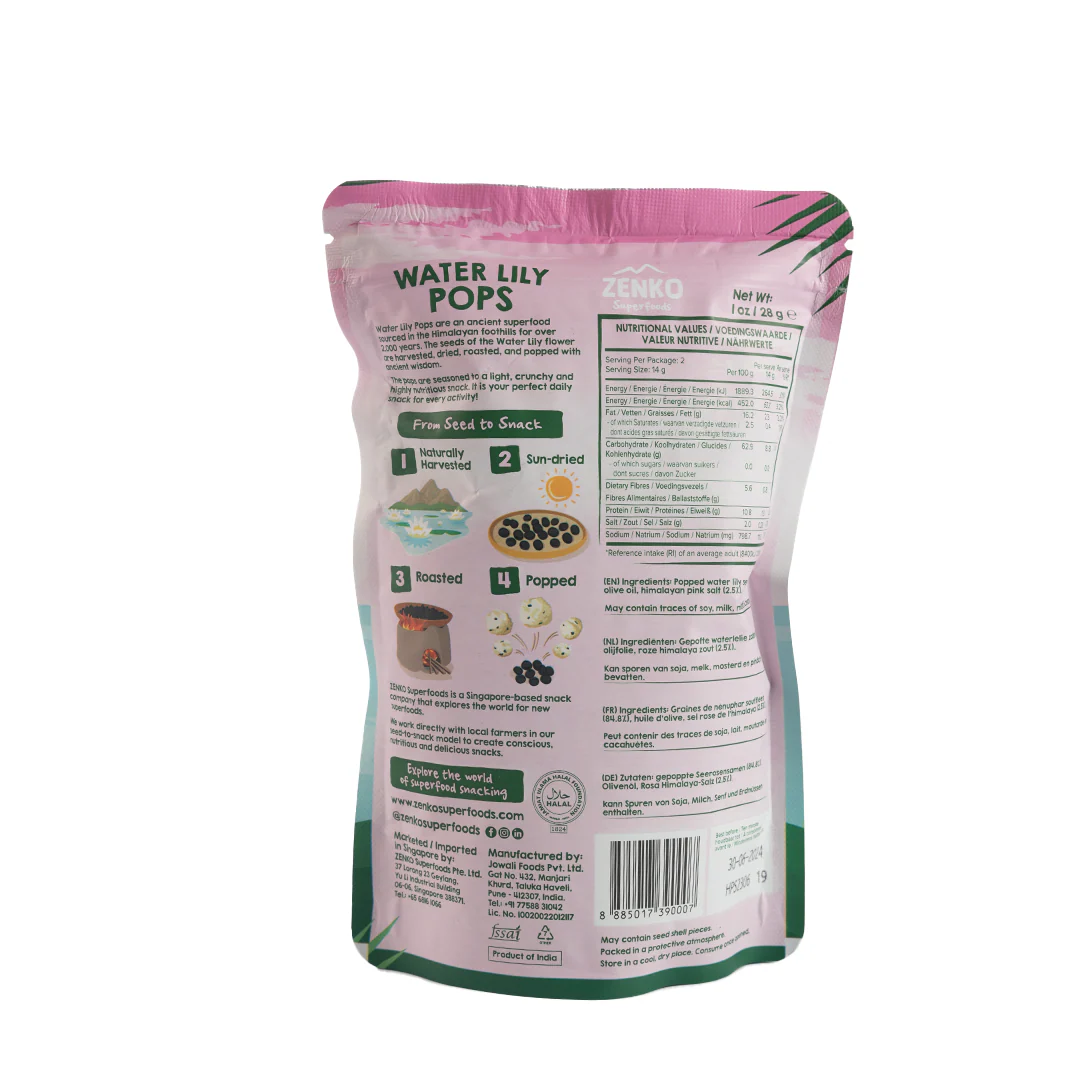 Zenko Superfoods Himalayan Pink Salt Water Lily Pops 28g - Image 3