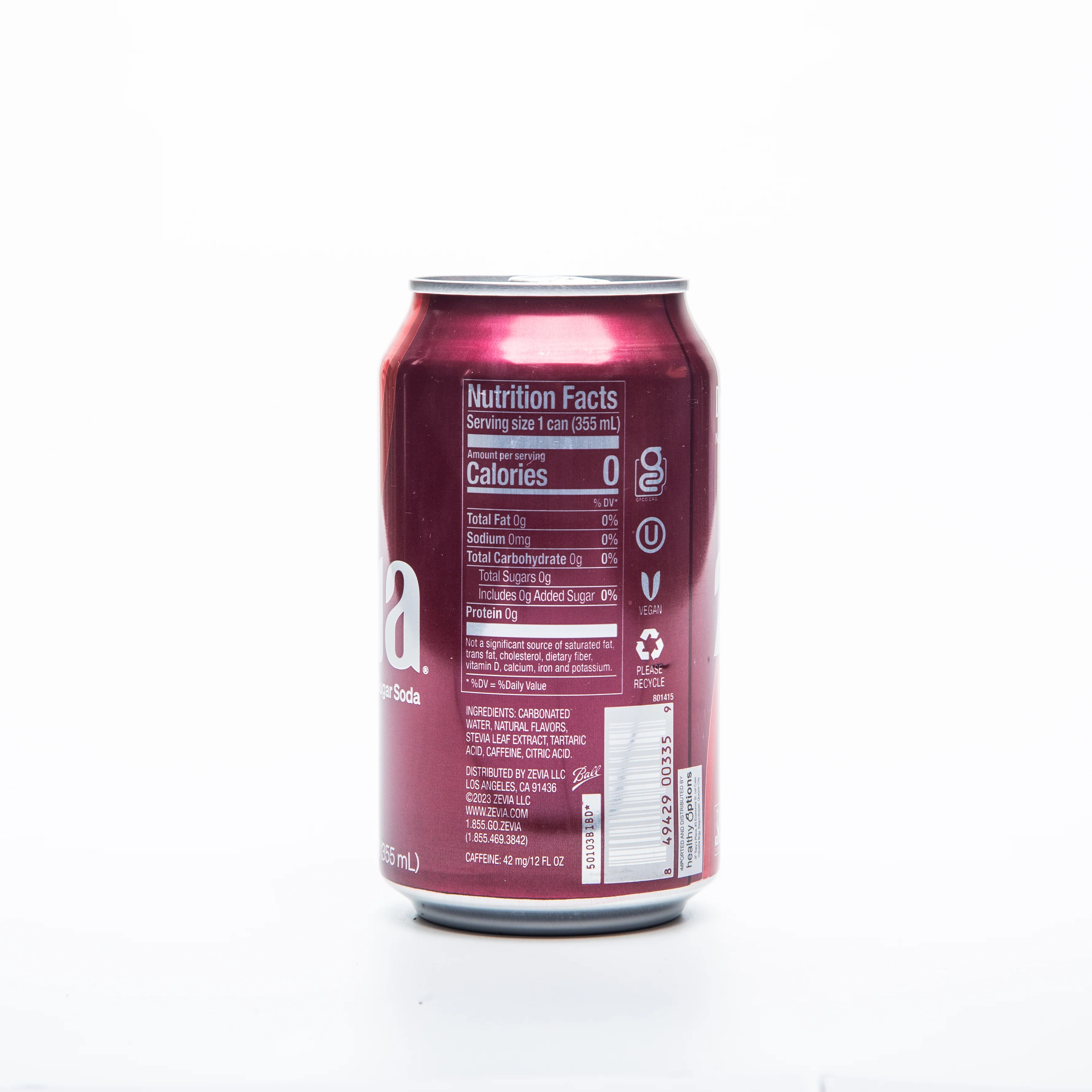 Zevia Dr. Zevia Soda 355ml - Image 2