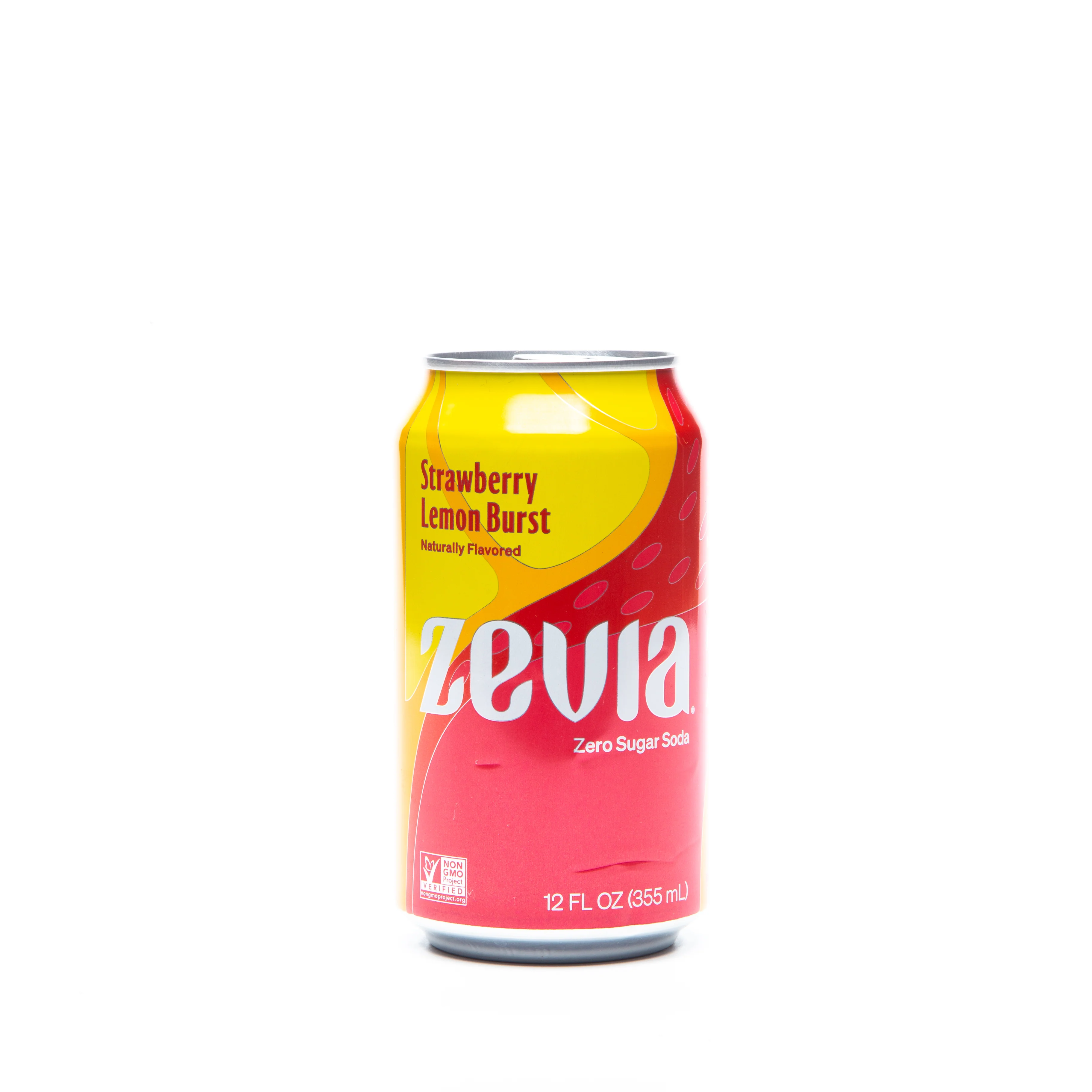Zevia Strawberry Lemon Soda 355ml - Image 3